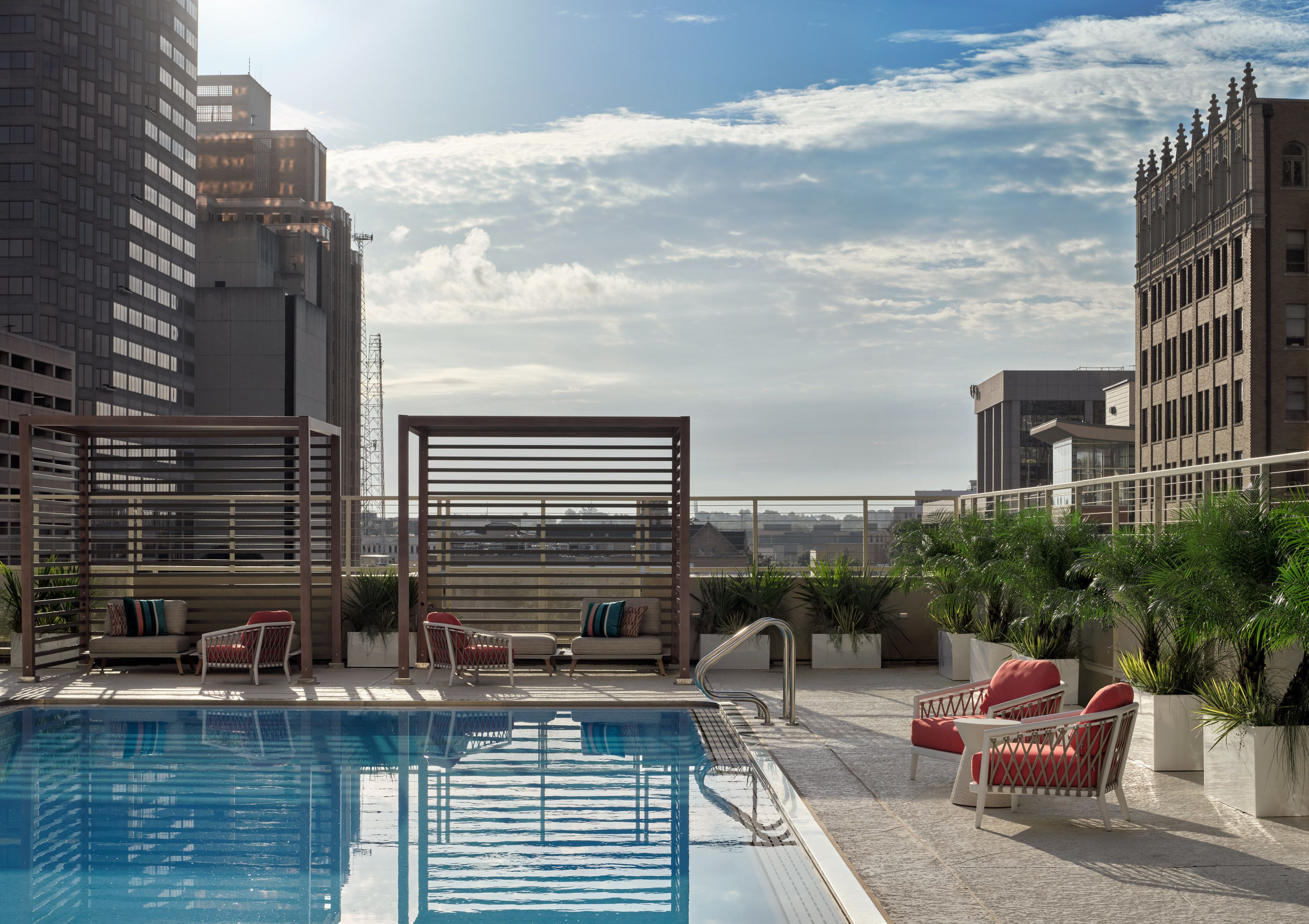 Rooftop pool at the InterContinental San Antonio Riverwalk