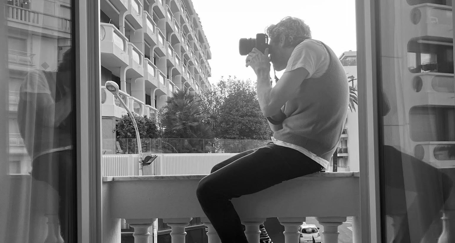 photographer in action