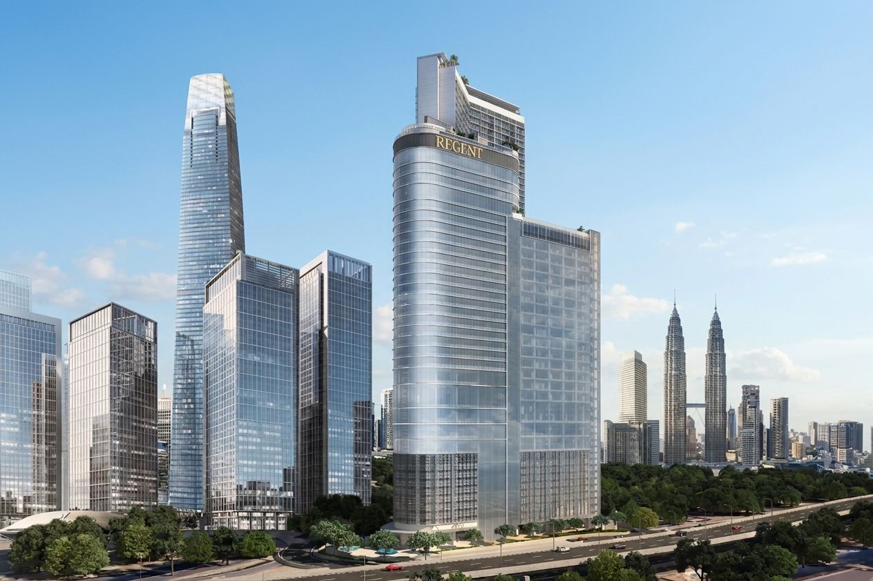 Exterior of Regent Kuala Lumpur. 