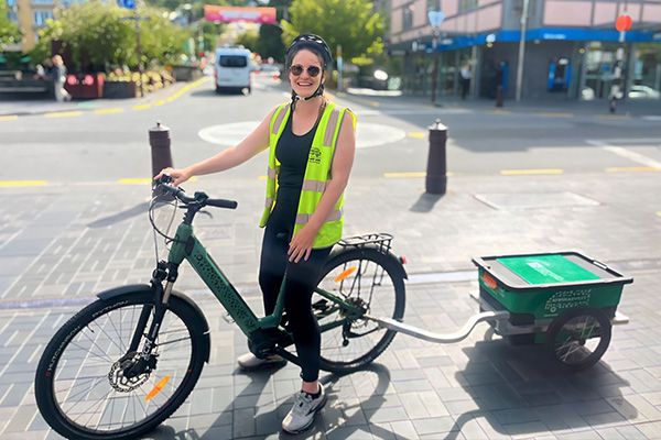 Pedal powered food rescue