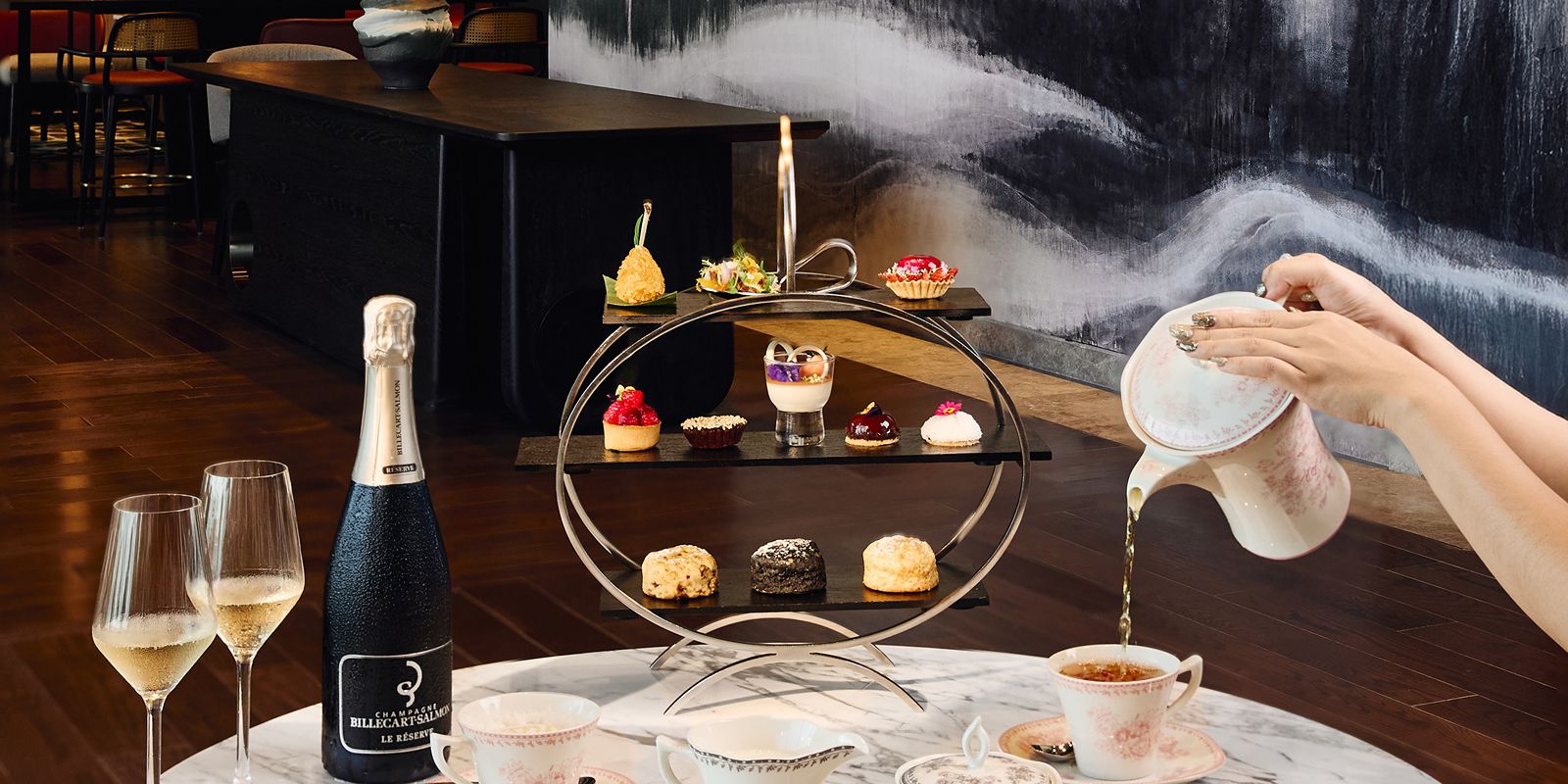 Indulge in elegant tea moments paired with delightful culinary creations.