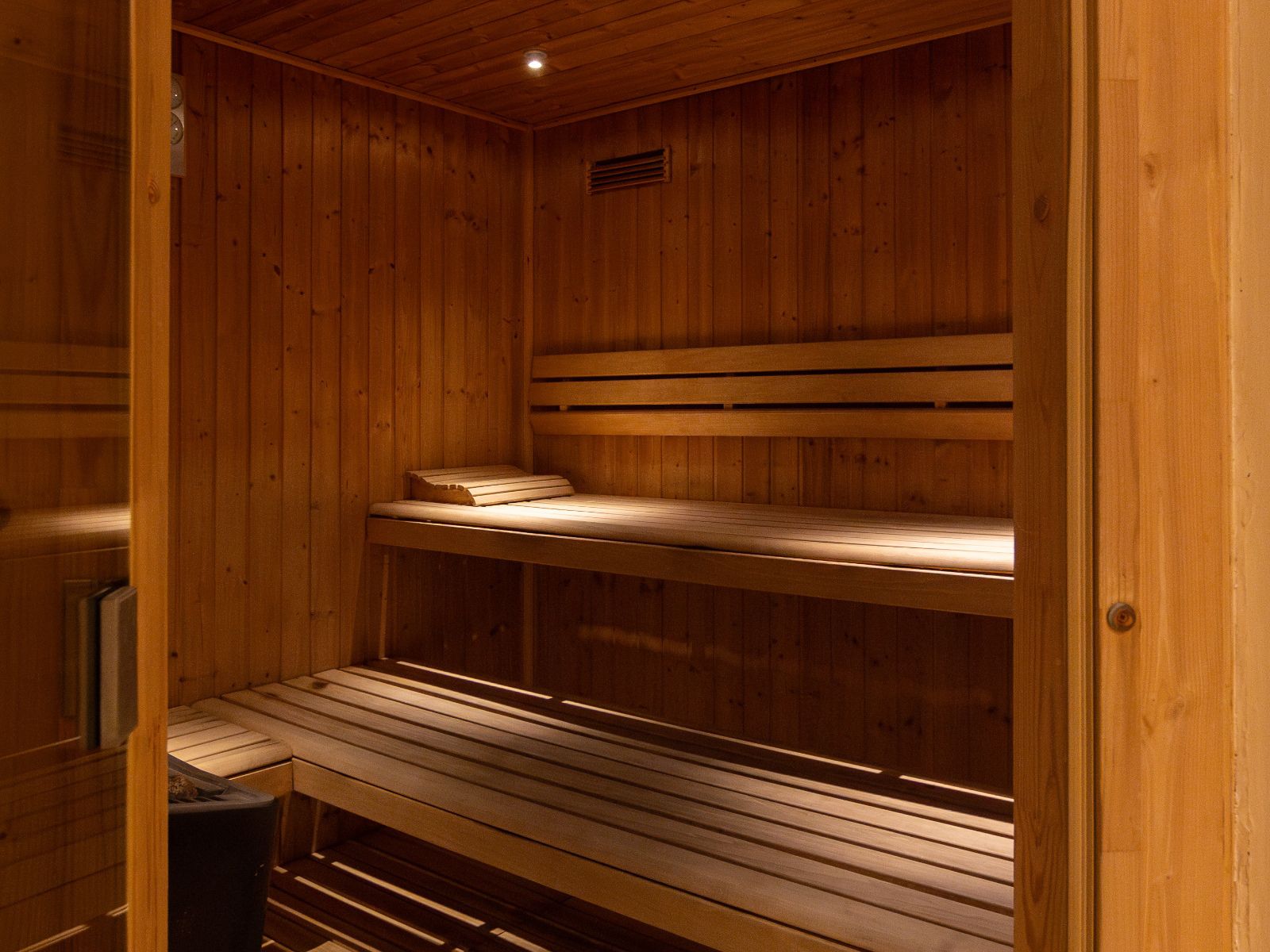 Relax and recharge in soothing steam and sauna facilities designed for complete wellness