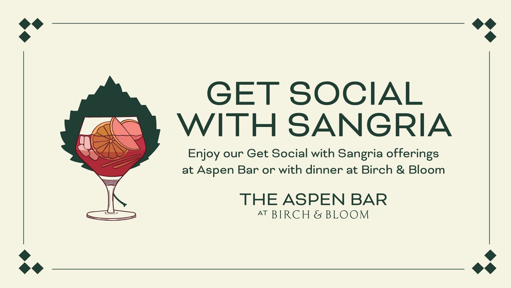 Get Social with Sangria event