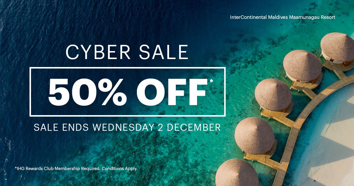 IHG Cyber Sale 50 Off IHG