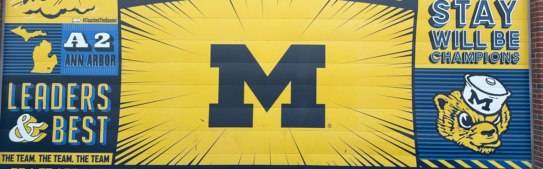 Local university mural