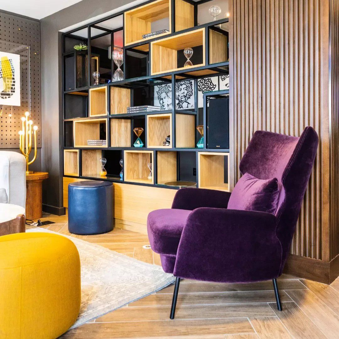 voco lobby with chair