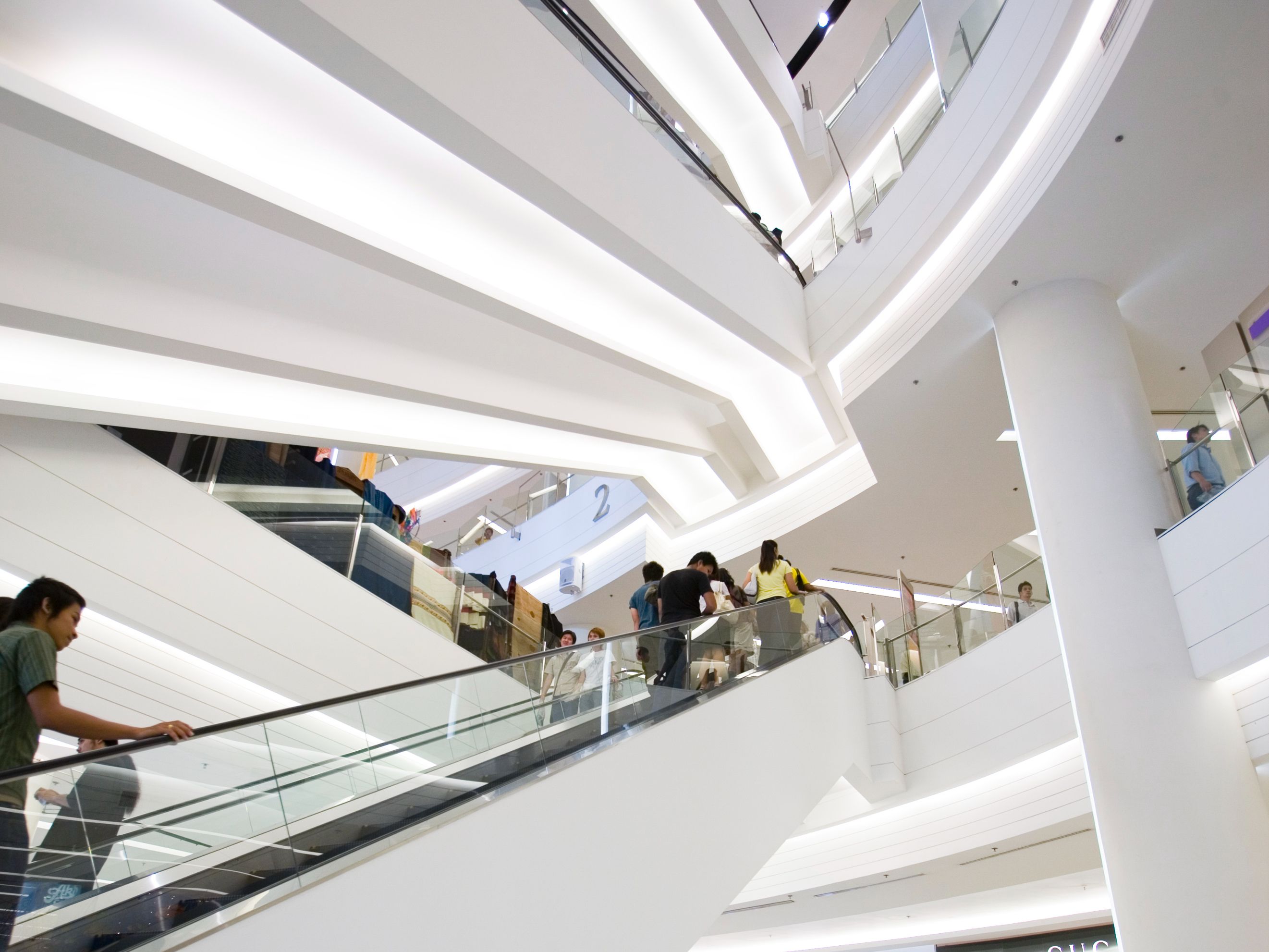 Shopping mall interior