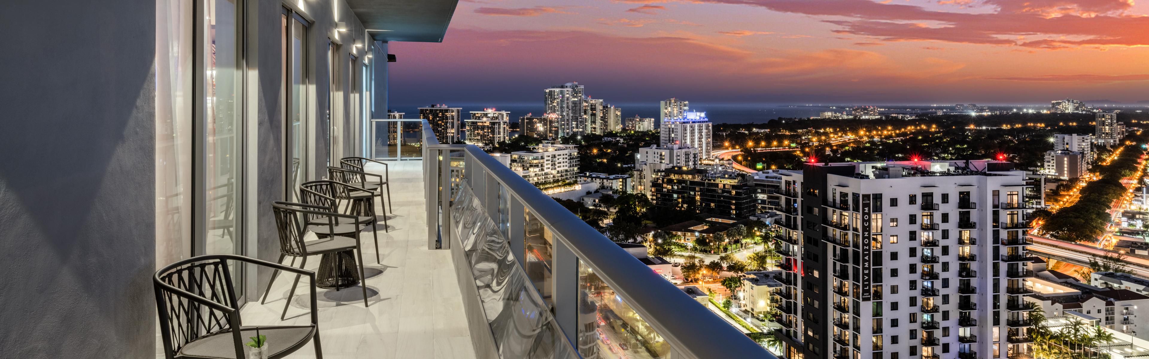 Rooftop view