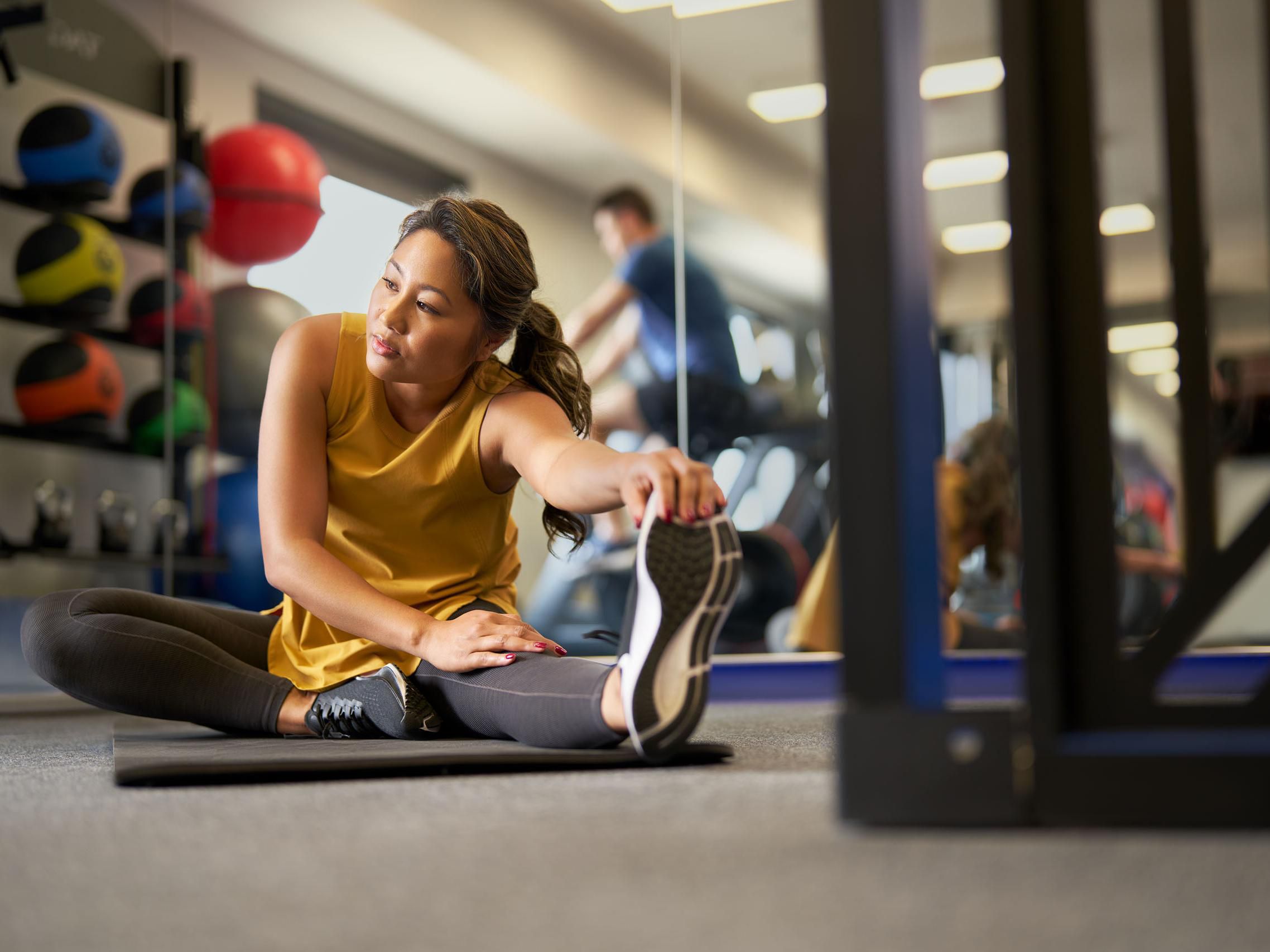 Profitez d'une salle de fitness bien équipée pour dépenser plus d'énergie