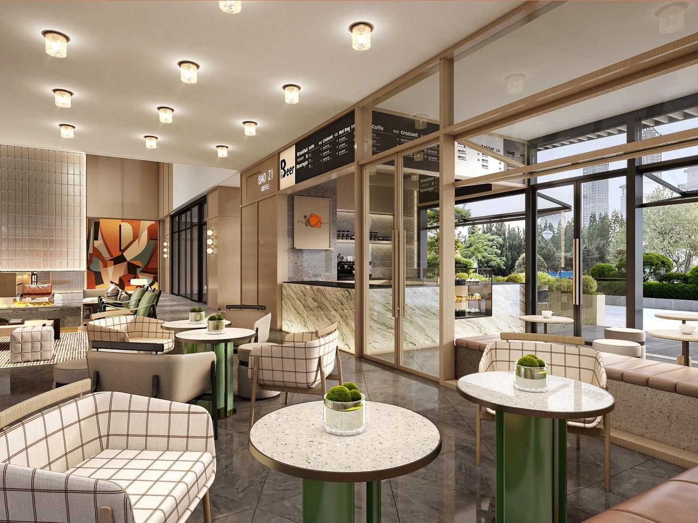 Whether you're looking for a creative bun, a bowl of authentic noodles or a glass of special craft beer, everything is right here. Whenever you come home, you can always find a 24-hour small shop in the Lobby.