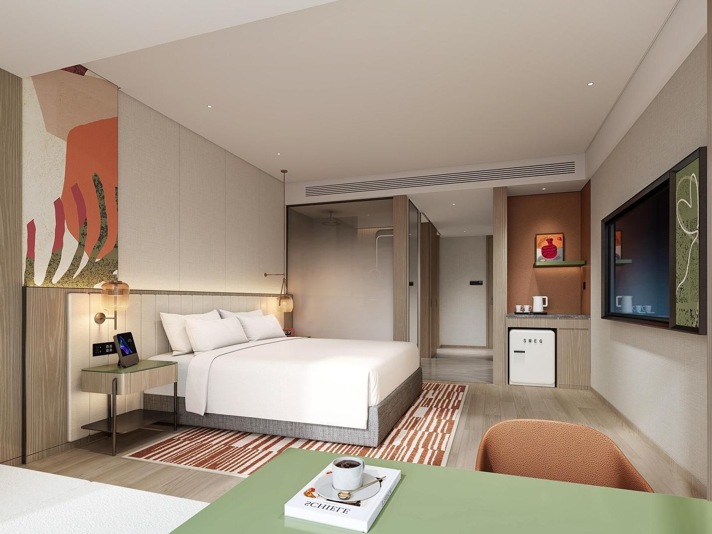 Atwell Suites is your home away from home, wishing to restore a living experience just as home, with its functions thoughtfully designed and details polished to achieve best comfort.