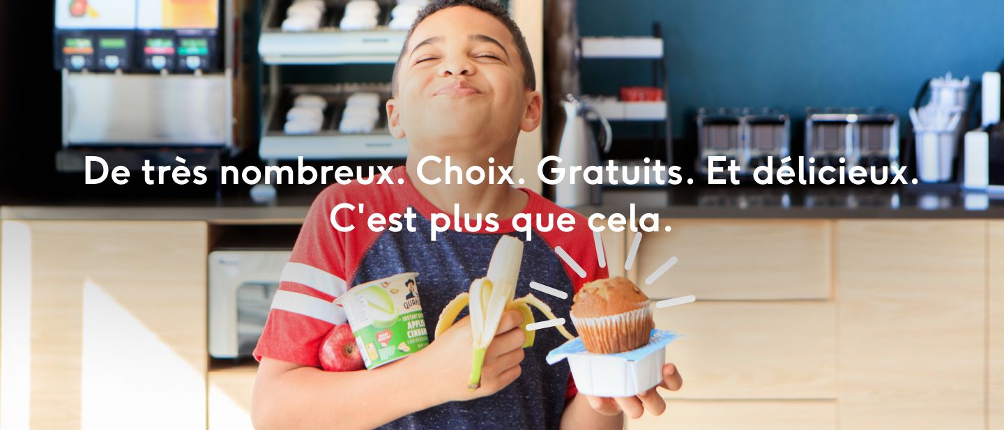 De très nombreux. Choix. Gratuits. Et délicieux. C’est plus que cela.