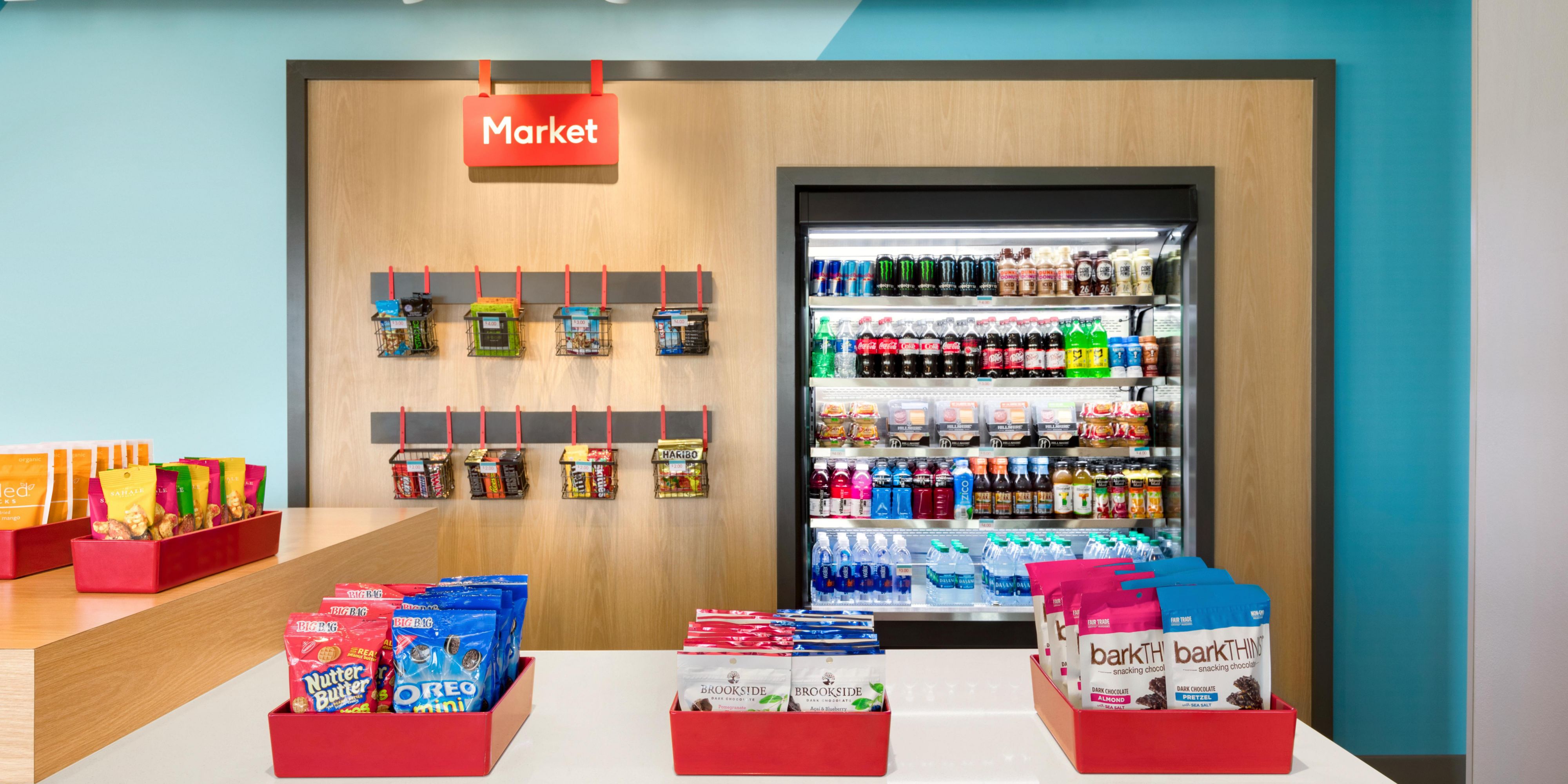At our 24-hour market, you can get just what you need whenever you need it. Our convenience store offers everyday essentials or special treats, including cold drinks, snacks, toiletries, medicine, and more.