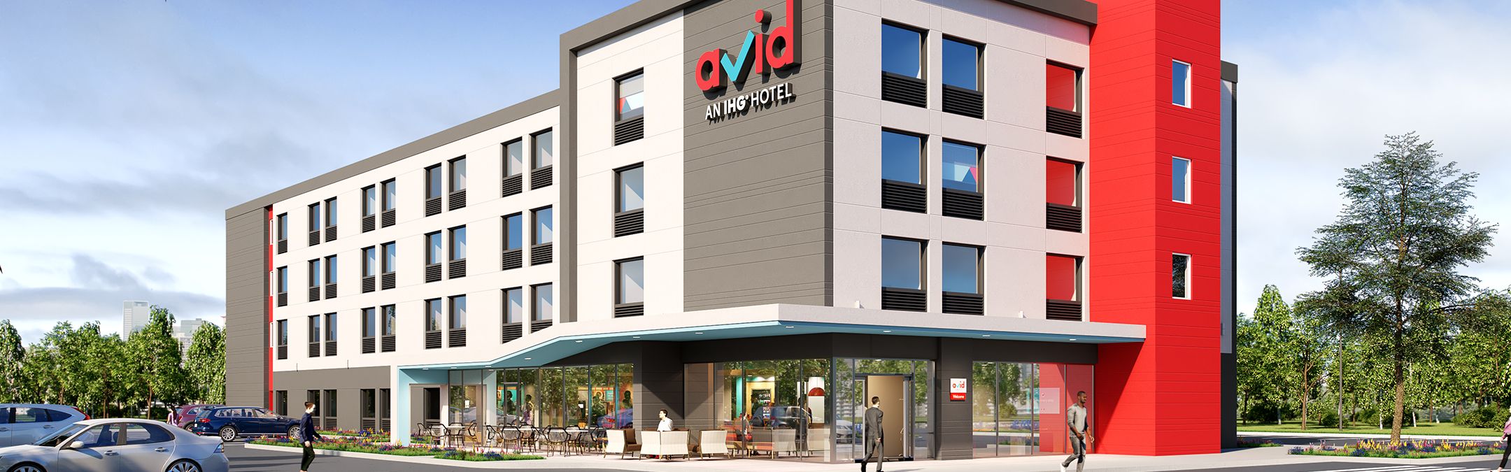 Outside view of an Avid hotel