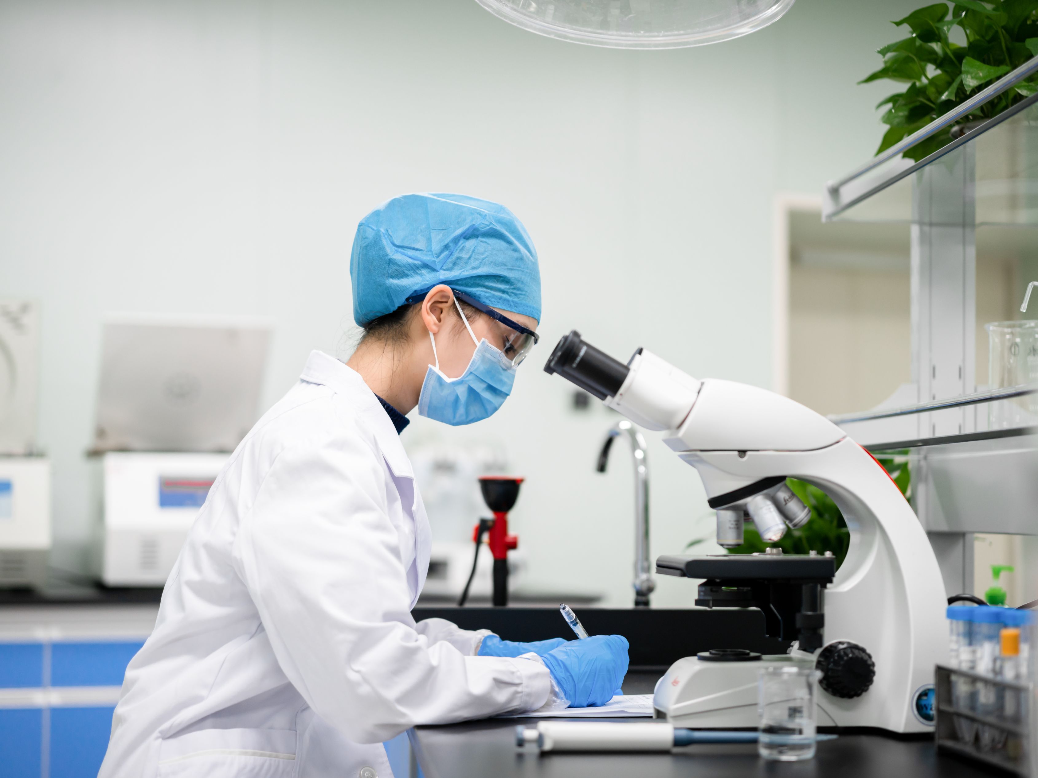 doctor in a research lab