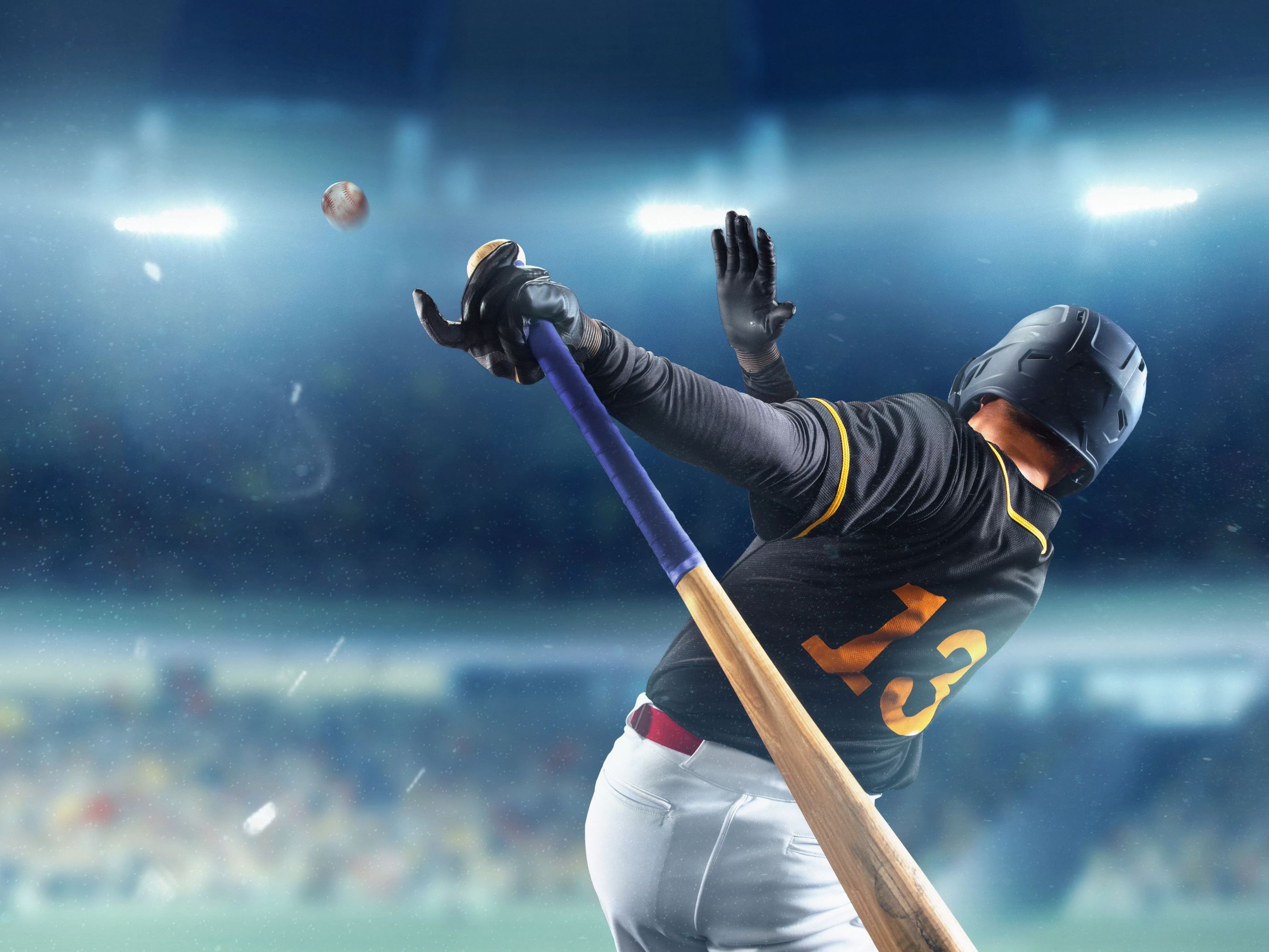 Baseball batter hit