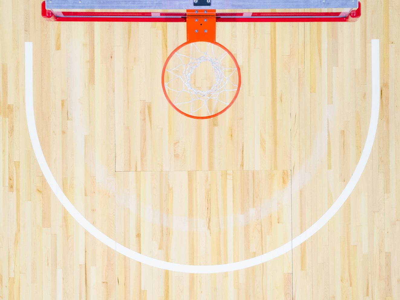 Basketball goal and court