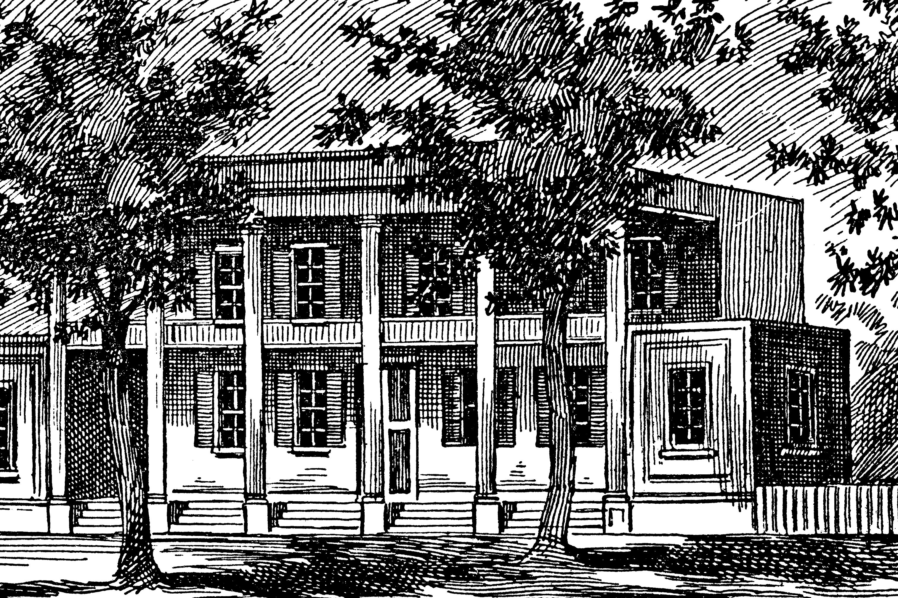 sketchy of the Hermitage house