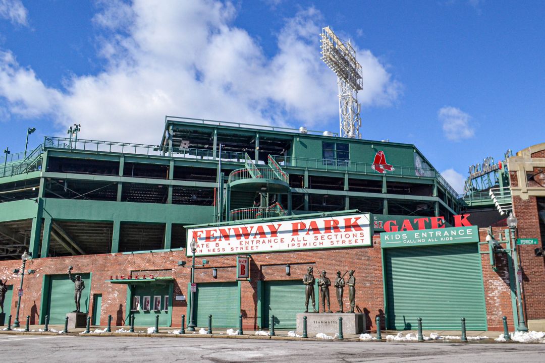 Fenway Park exterior entrance.