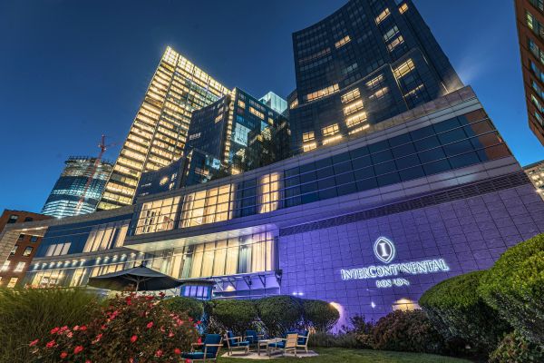 IC Boston at night.