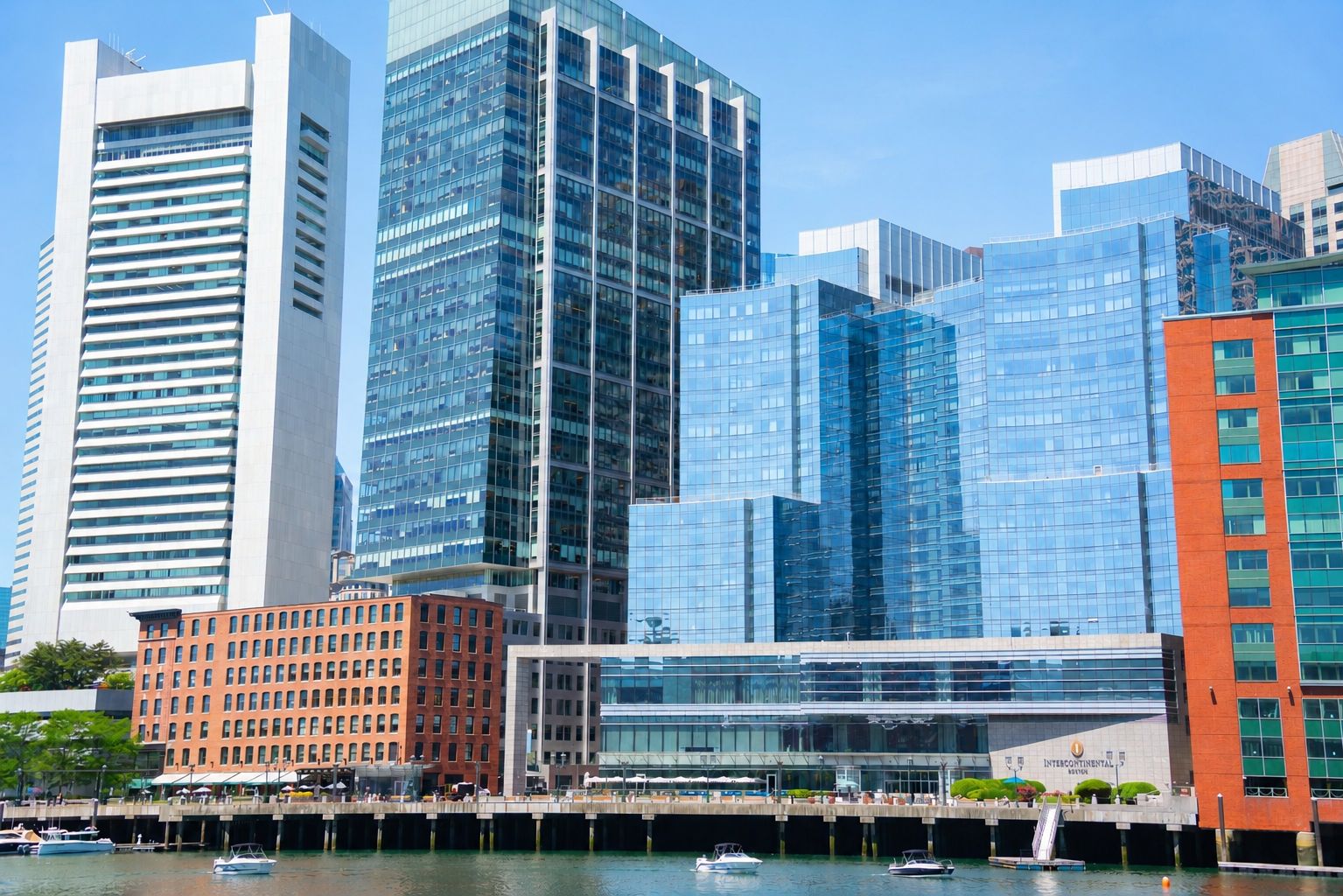 Exterior of InterContinental Boston.
