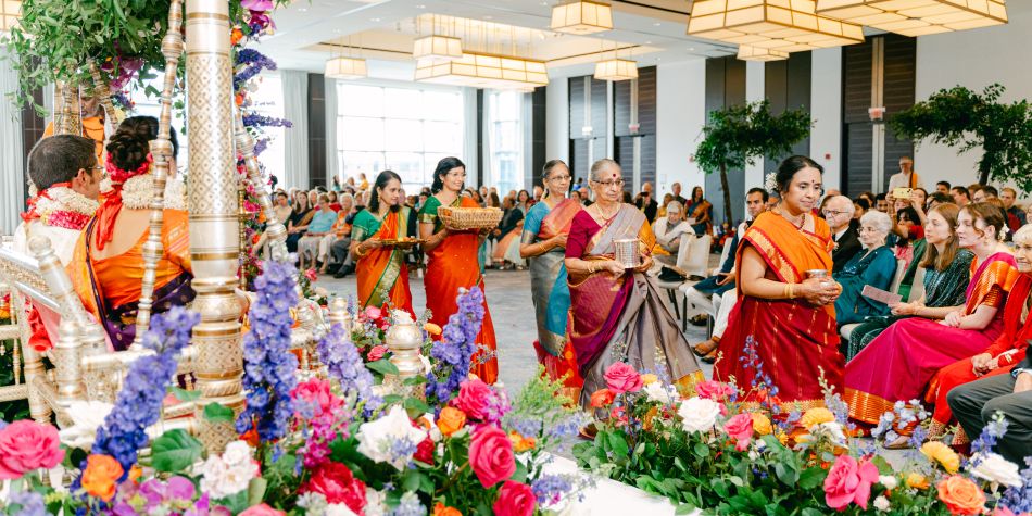 Southeast Asian wedding ceremony.