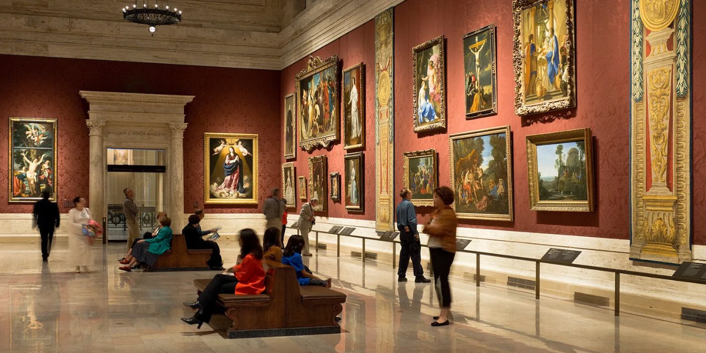 Gallery in the Museum of Fine Arts, Boston.