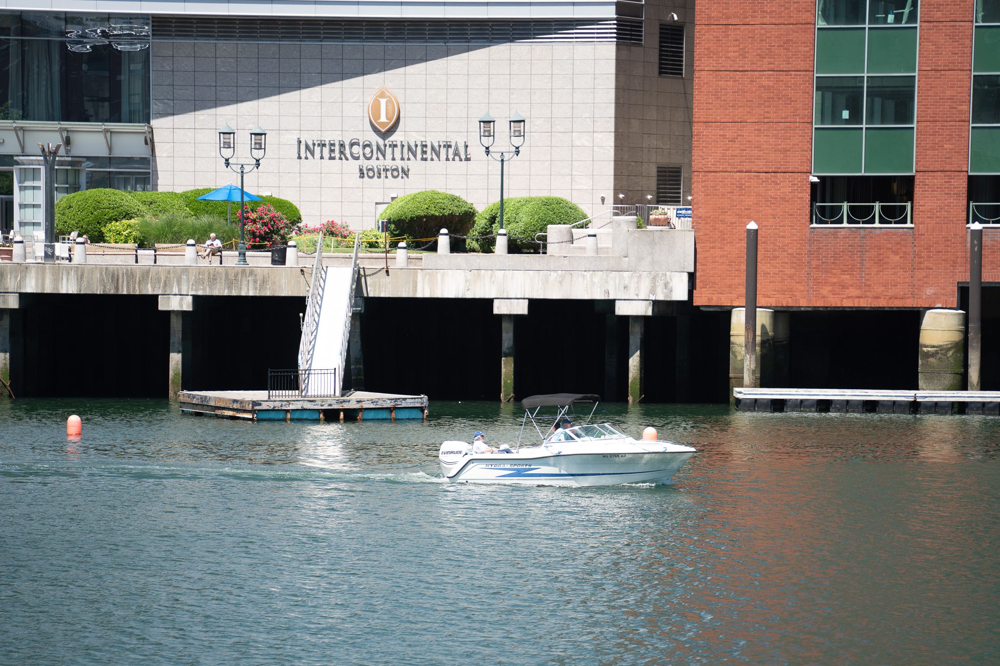 Waterfront exterior at InterContinental Boston.
