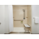 Guest Bathroom Roll In Shower
