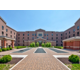 Enjoy outdoor time and play a game of cornhole in our courtyard