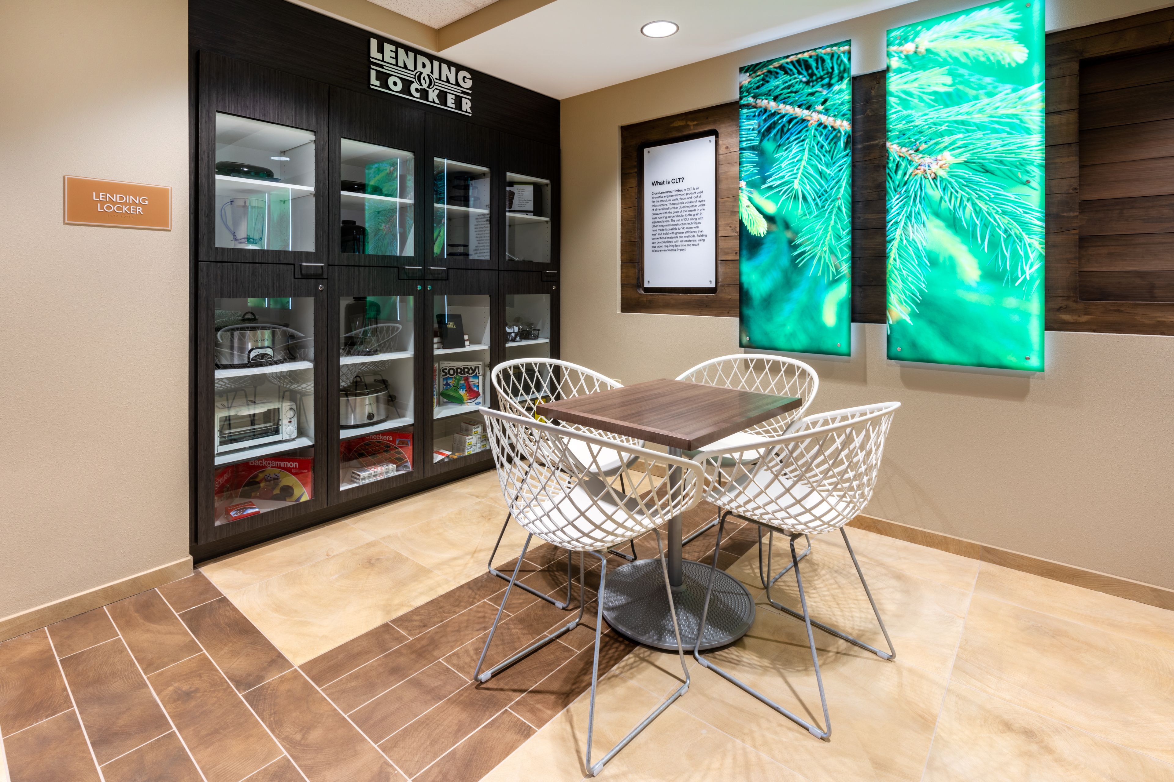 Our Lending Locker has a number of items for your daily use. 