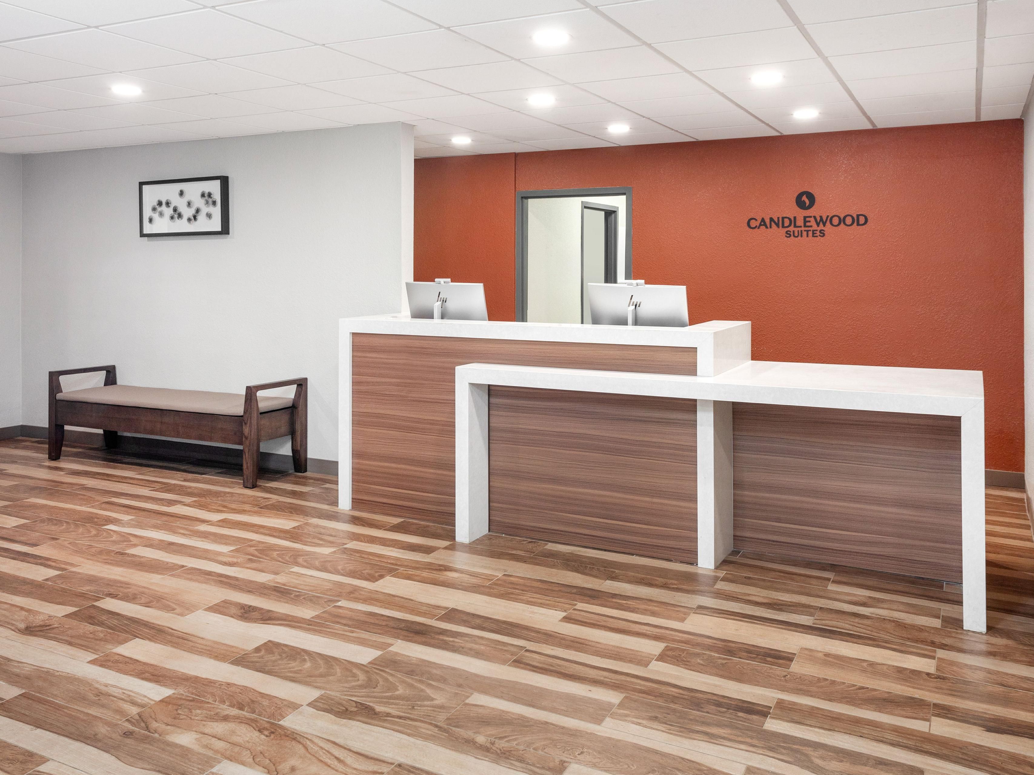 Discover our newly renovated hotel in Columbus, OH. Experience modern amenities for a convenient stay. Enjoy complimentary self-service laundry facilities and take advantage of the outdoor Candlewood Gazebo. Stay active in our 24-hour Candlewood Gym, equipped with everything you need for a great workout.  
