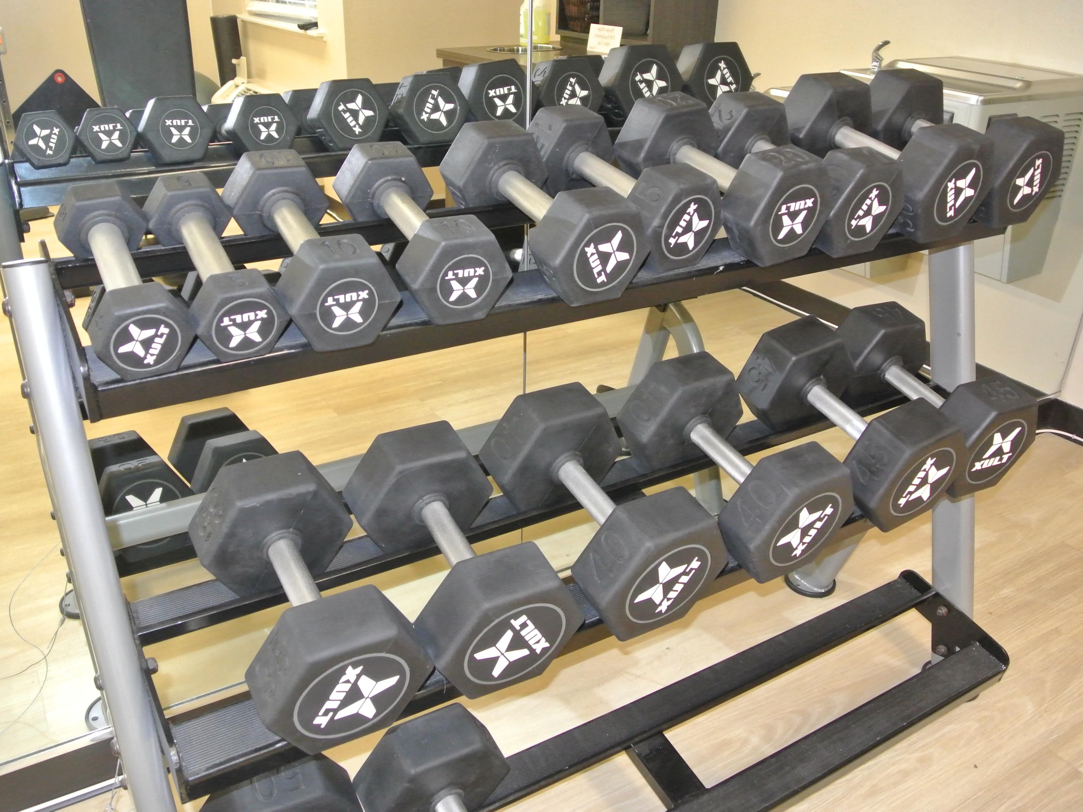 Keep up on your fitness routine in our On-Site Fitness Center.