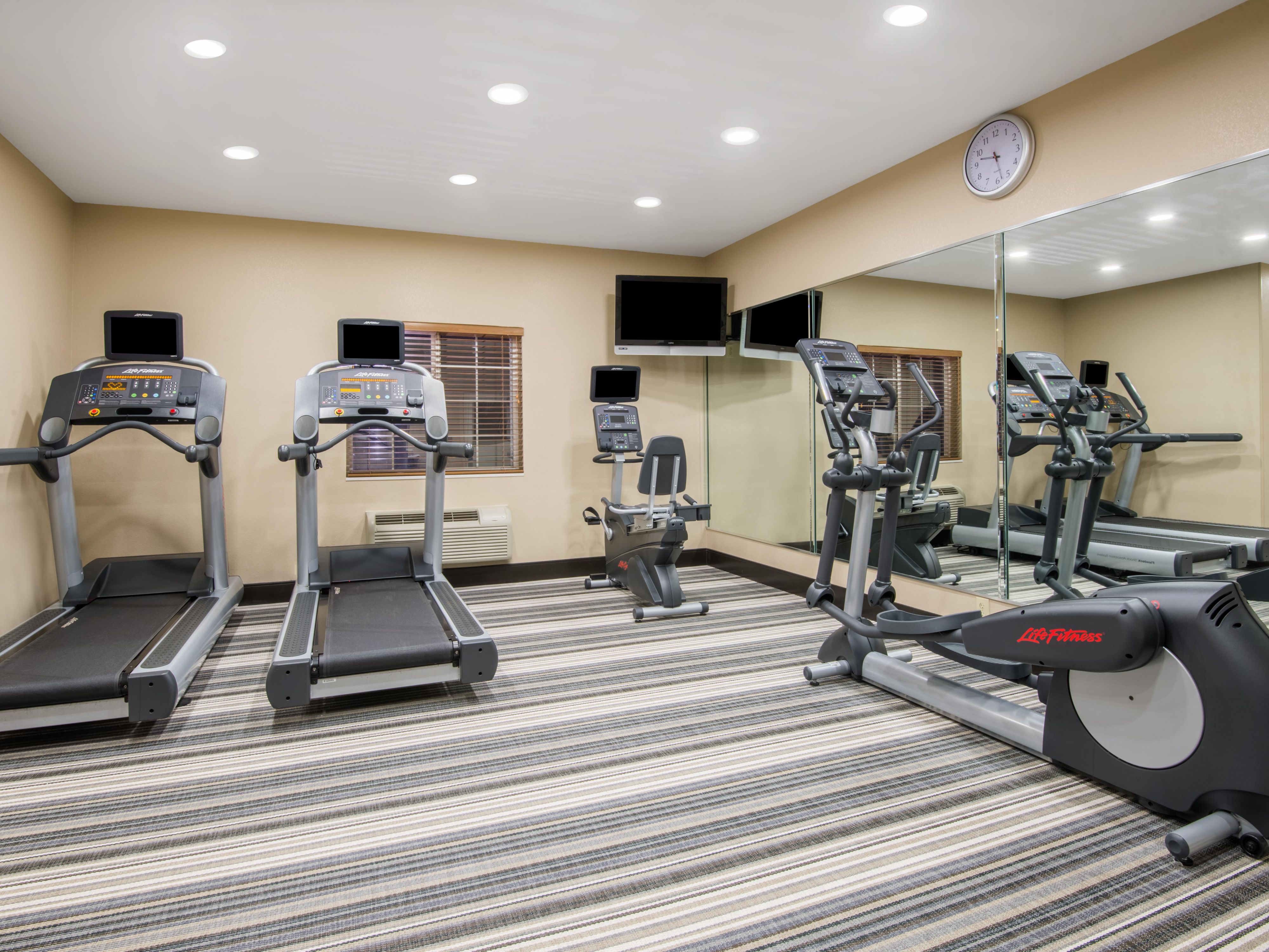 All new fitness equipment