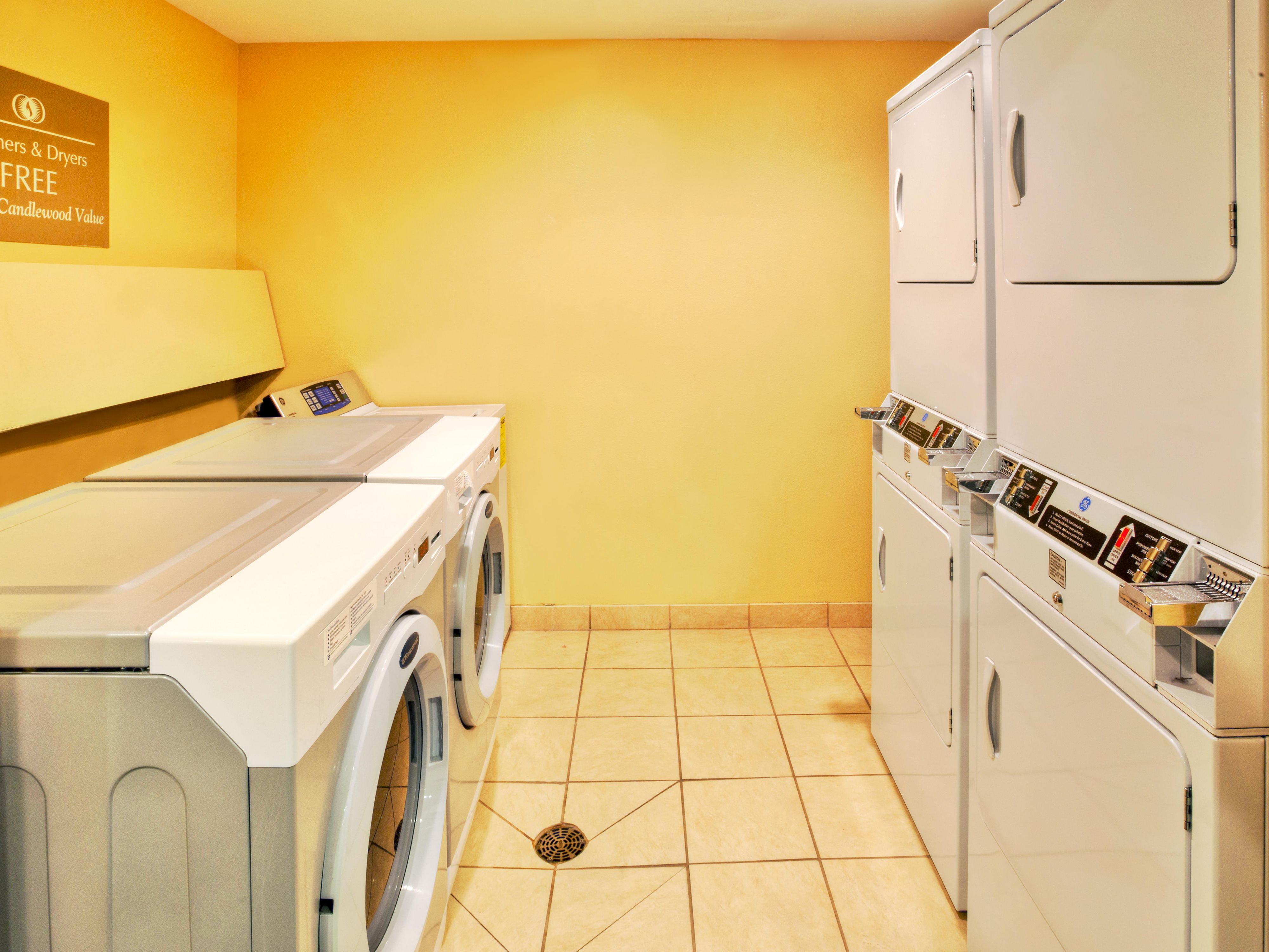 Our laundry facility keeps you looking and feeling your best.