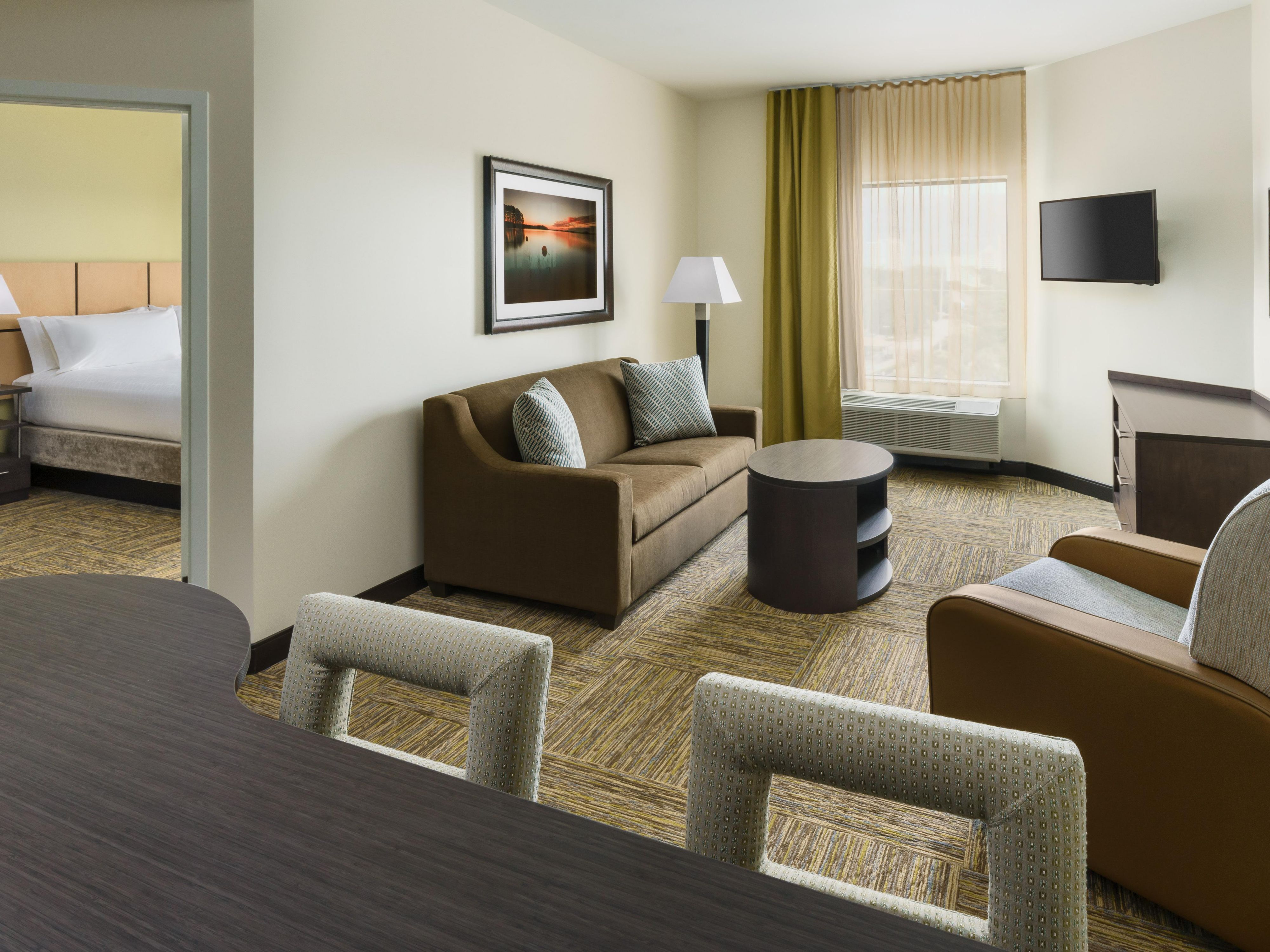 Stay in comfort with our spacious room with sofa bed.