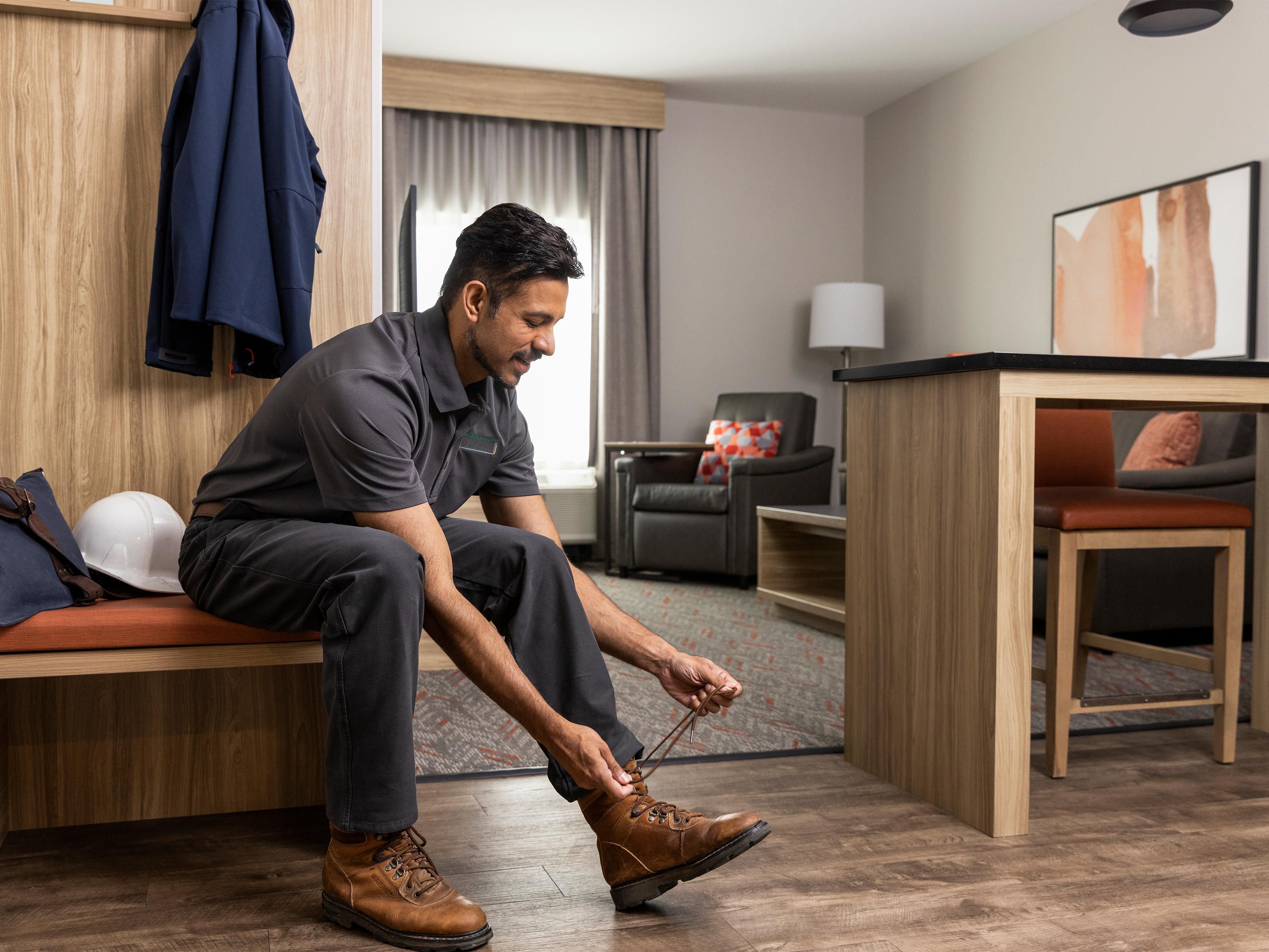 ¿Planea una estadía prolongada en London, Ontario? Aproveche nuestras tarifas especiales para estadías prolongadas. Nuestras suites estilo Apartamento ofrecen el espacio y el Confort para instalarse. ¡Tenemos todo lo que necesitas para mantenerte productivo, relajado, y dentro del presupuesto!