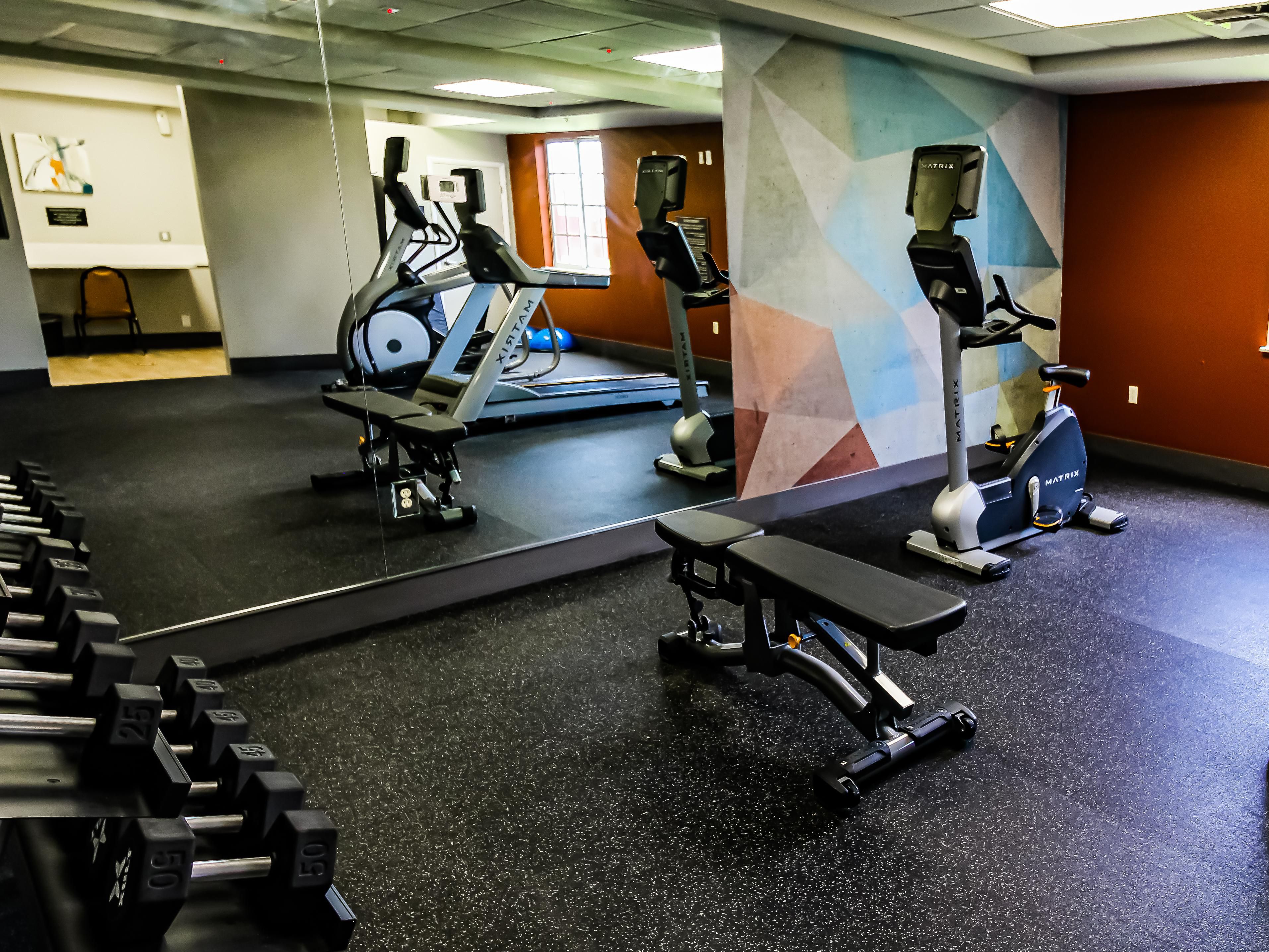 New fitness center with updated equipment