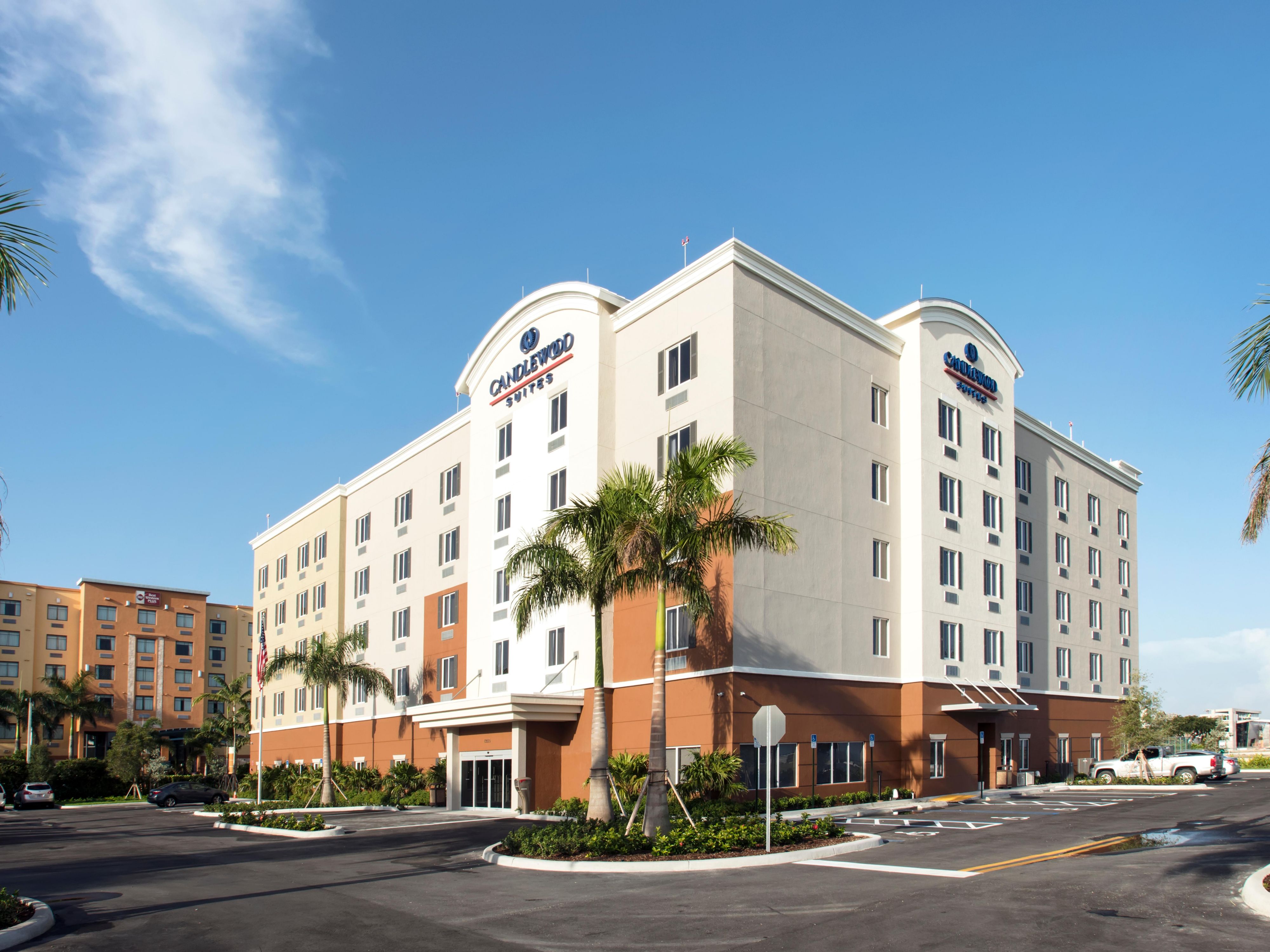 We are across the street from Miami Executive Airport which accommodates private aircraft. The Wings over Miami aviation museum is also located here. 