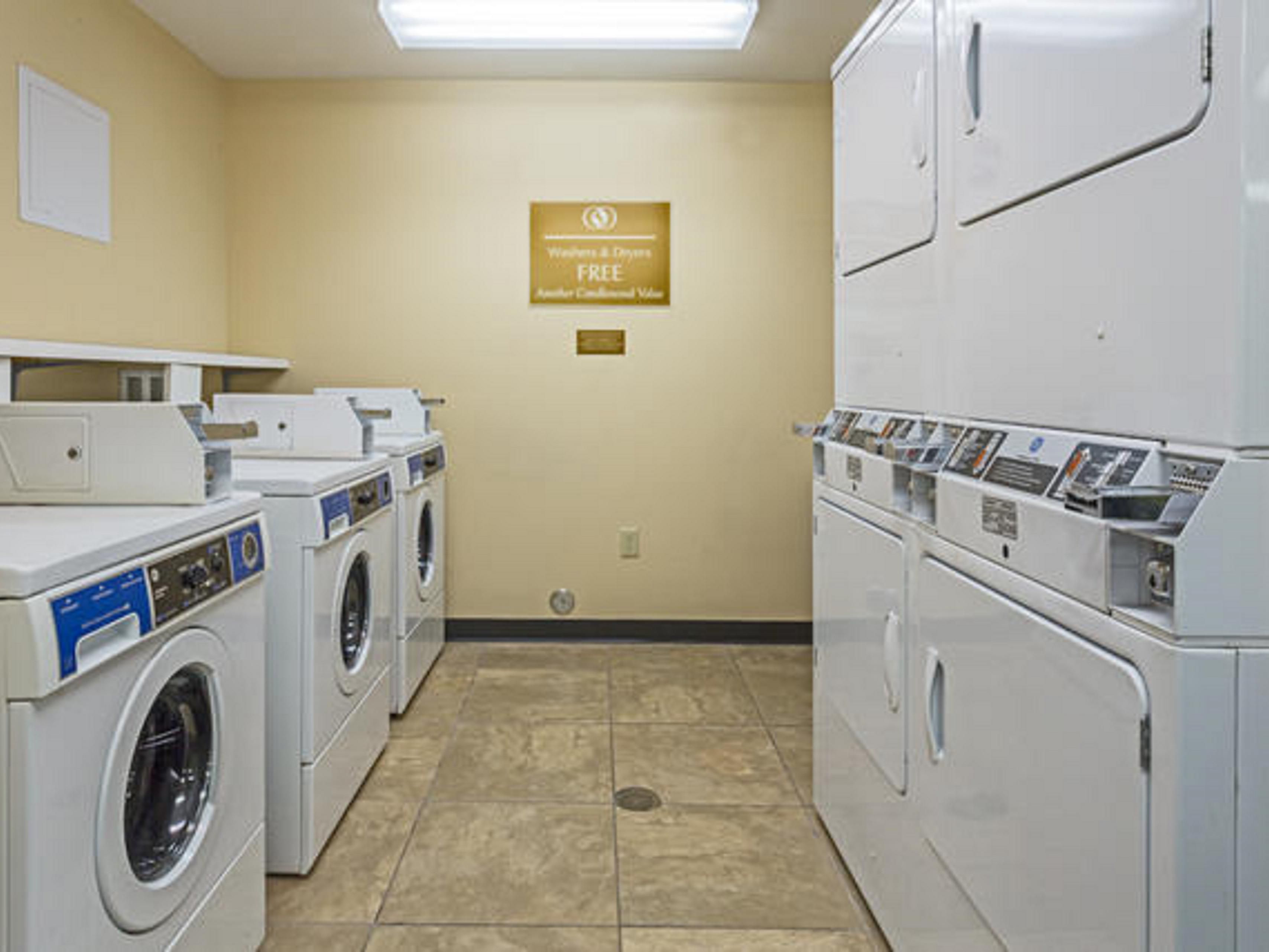 Enjoy on-site guest use laundry facilities as one of our many amenities. 