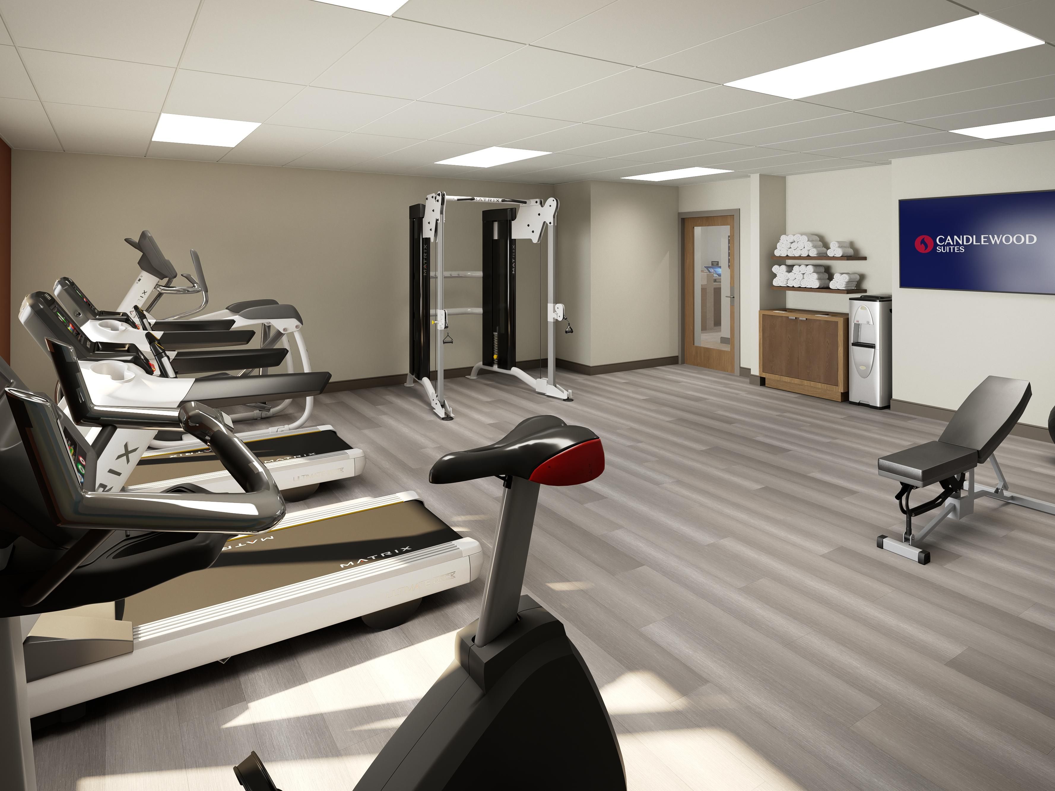 Sude un poco en el gimnasio.