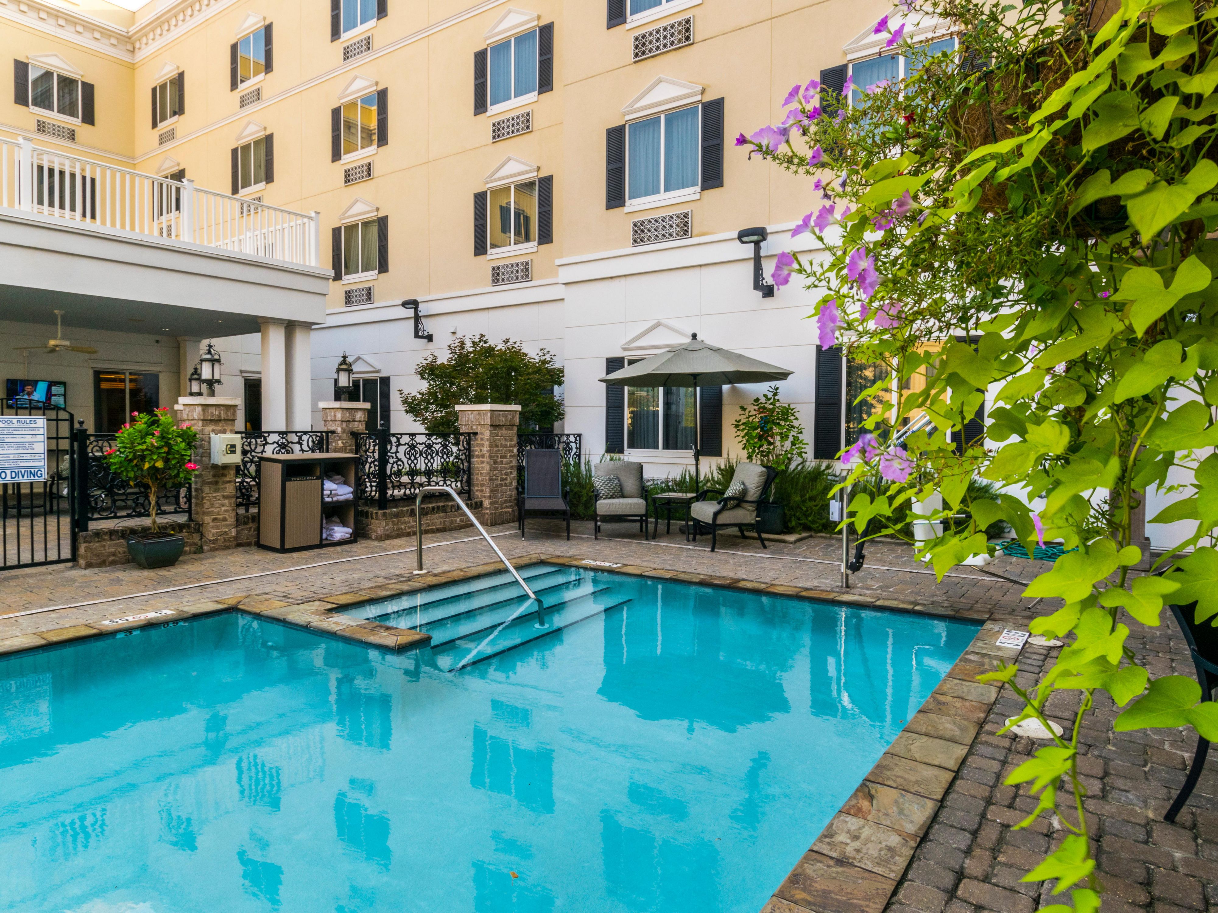 Cool Off in this Refreshing Salt Water Pool