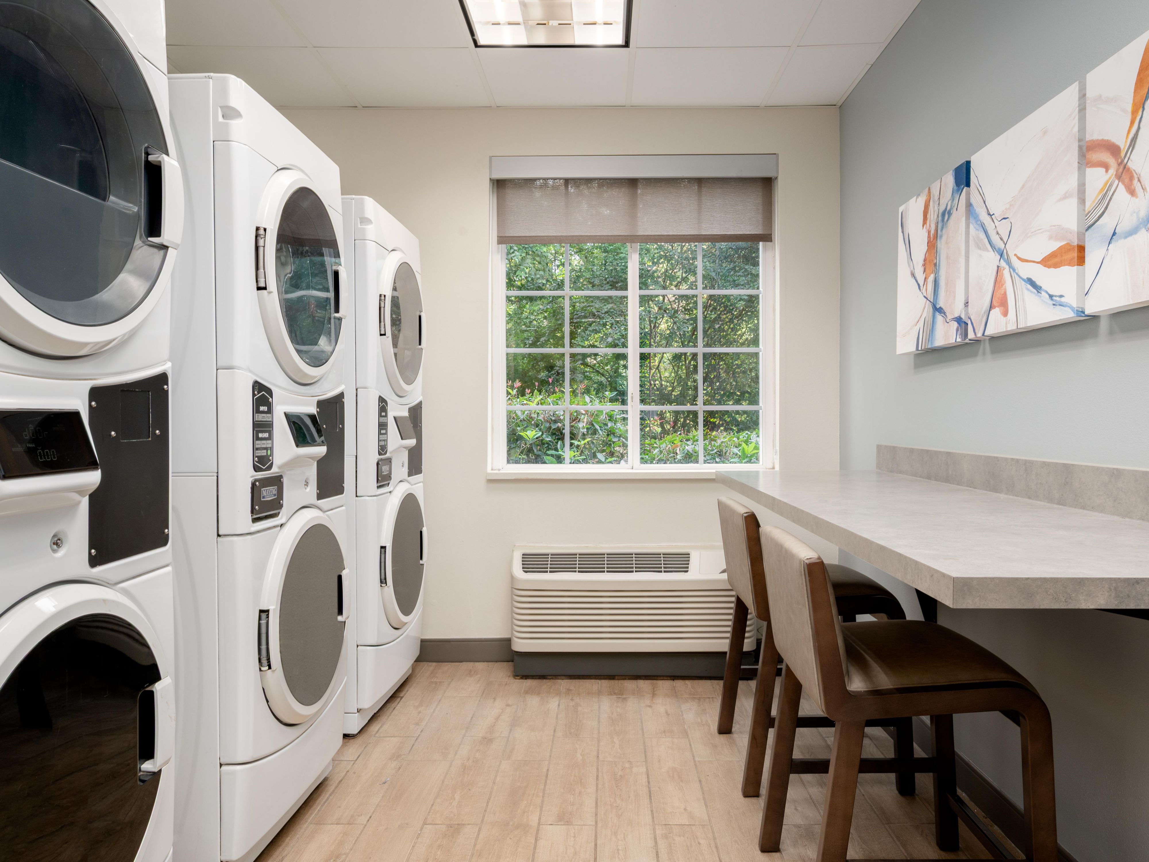 At Candlewood Suites Mooresville, we make your stay even more convenient with our complimentary laundry facilities. Take advantage of our free laundry services to keep your wardrobe fresh and your stay hassle-free. Whether it's a short visit or an extended stay, we've got you covered with the comforts of home.