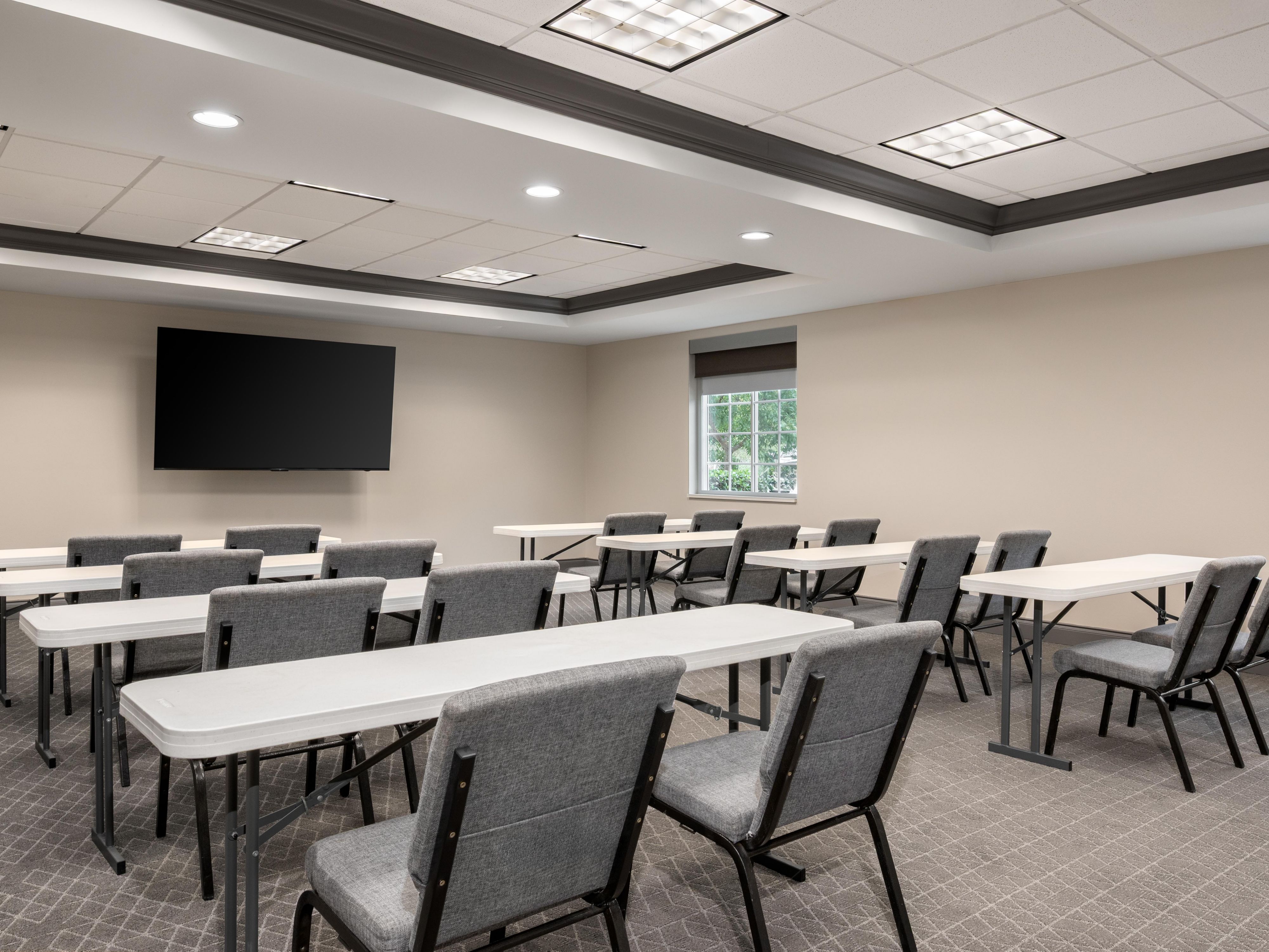 Elevate your meetings and events at our hotel, where exceptional service meets versatile spaces. Our dedicated meeting space ensures your event is a resounding success. With a flexible meeting room and prime location we offer convenience for both local and out-of-town attendees.