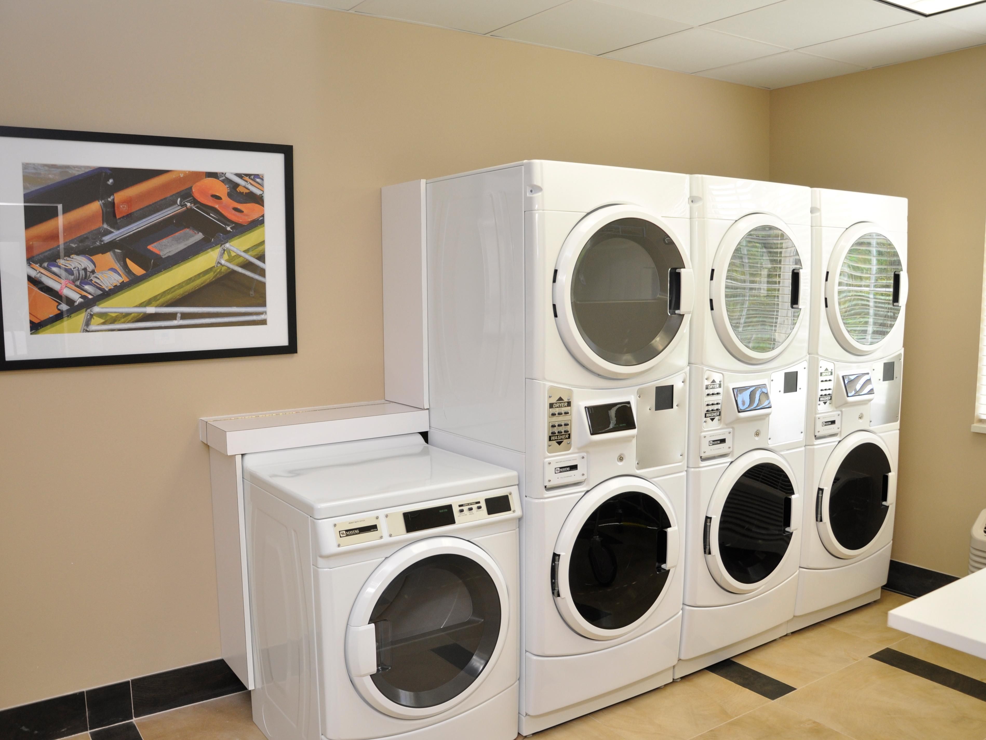 At Candlewood Suites Fort Jackson, we make your stay even more convenient with our complimentary laundry facilities. Take advantage of our free laundry services to keep your wardrobe fresh and your stay hassle-free. Whether it's a short visit or an extended stay, we've got you covered with the comforts of home.