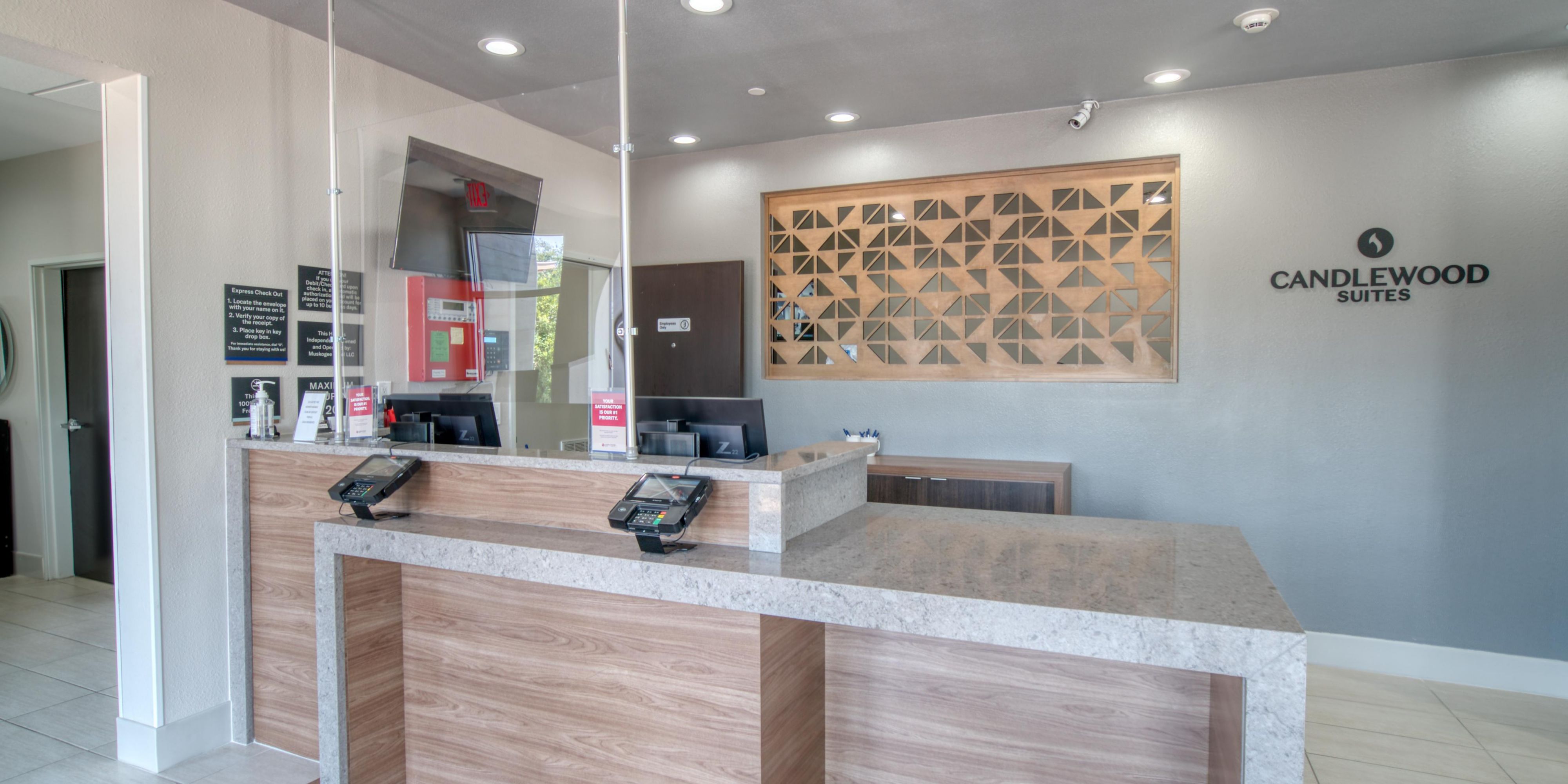 Extended Stay Hotel In Muskogee Oklahoma Candlewood Suites Muskogee With Full Size Kitchens