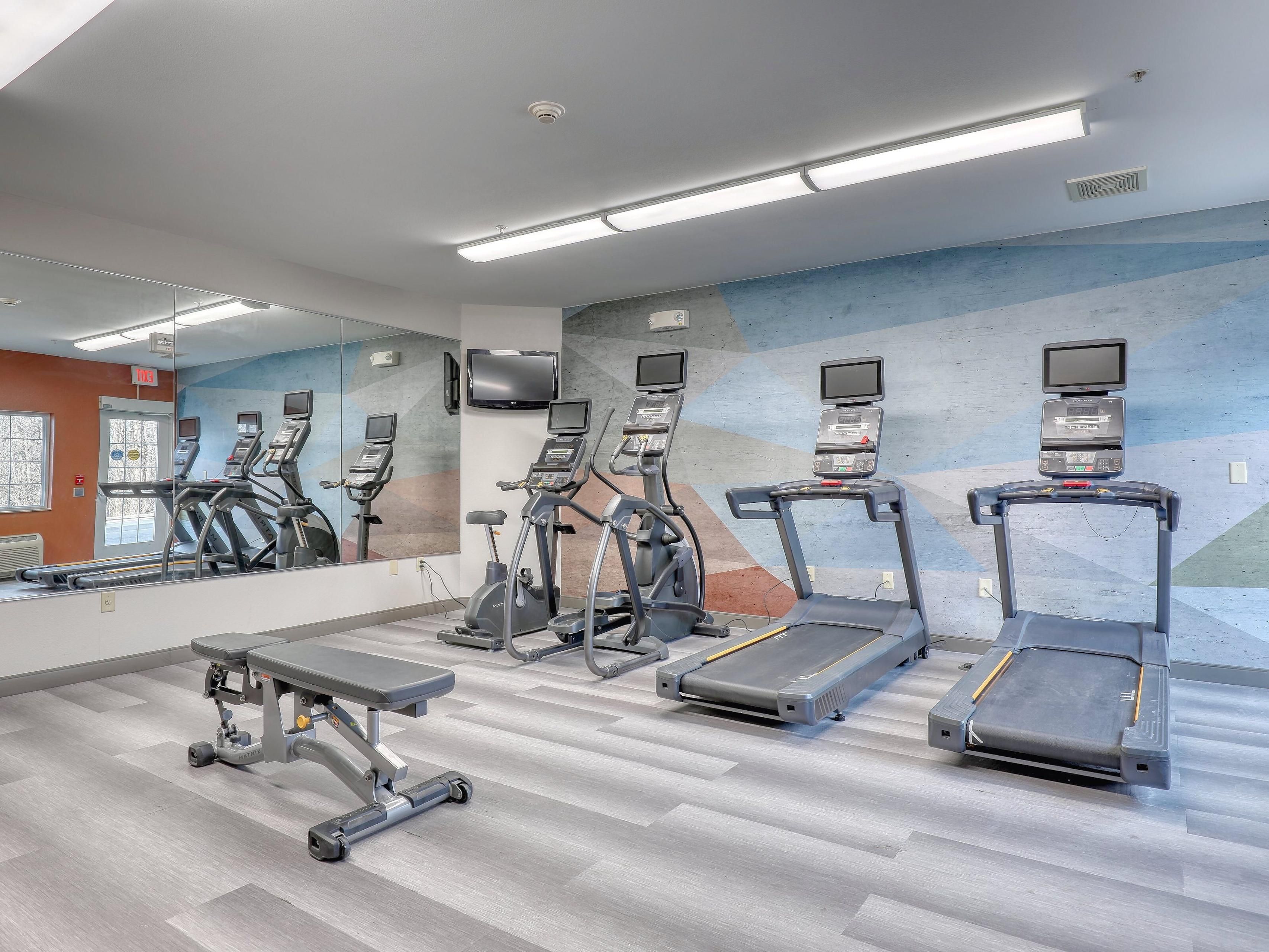Fitness Center with everything you need for a great workout.