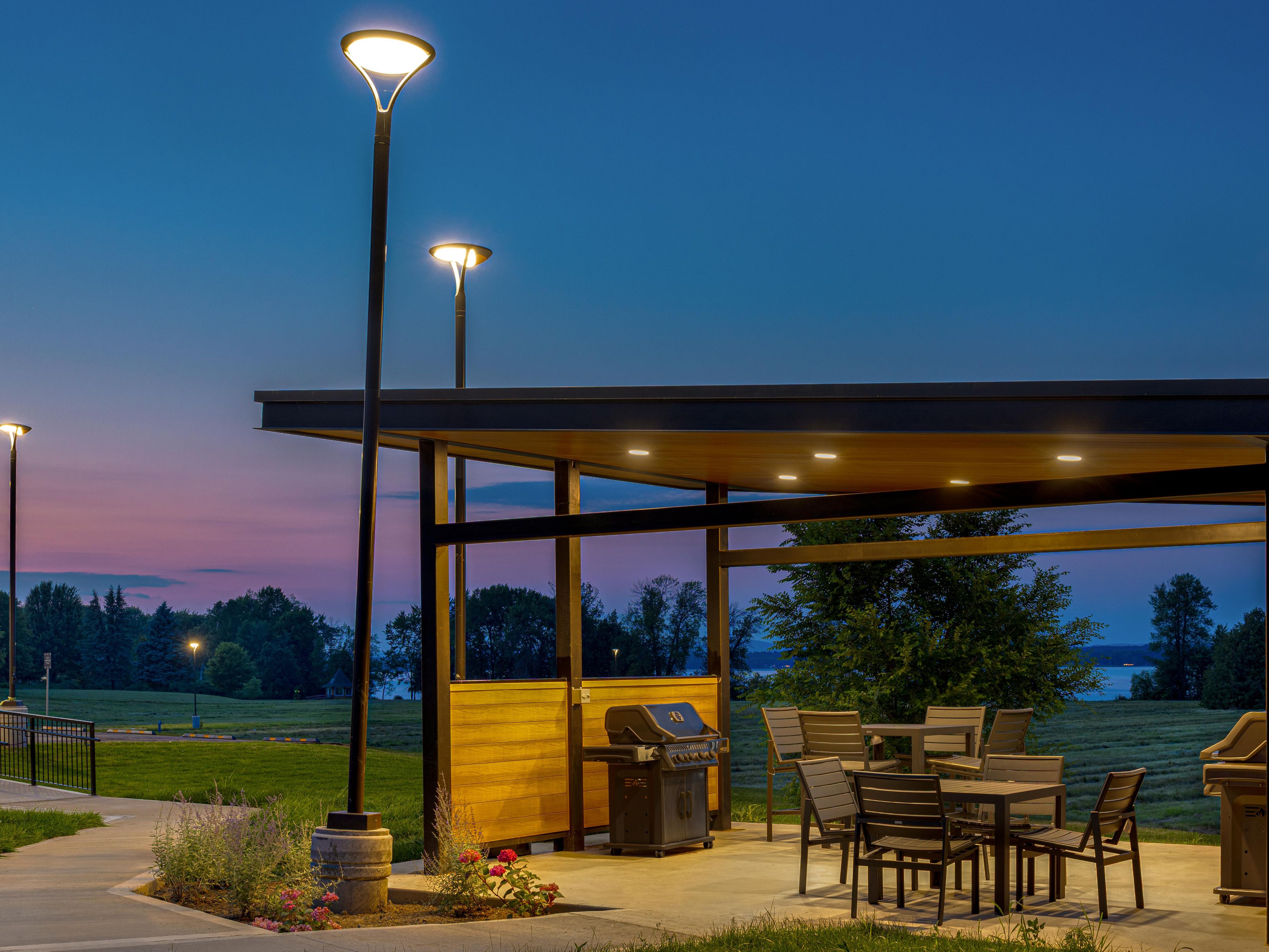Outdoor guest patio