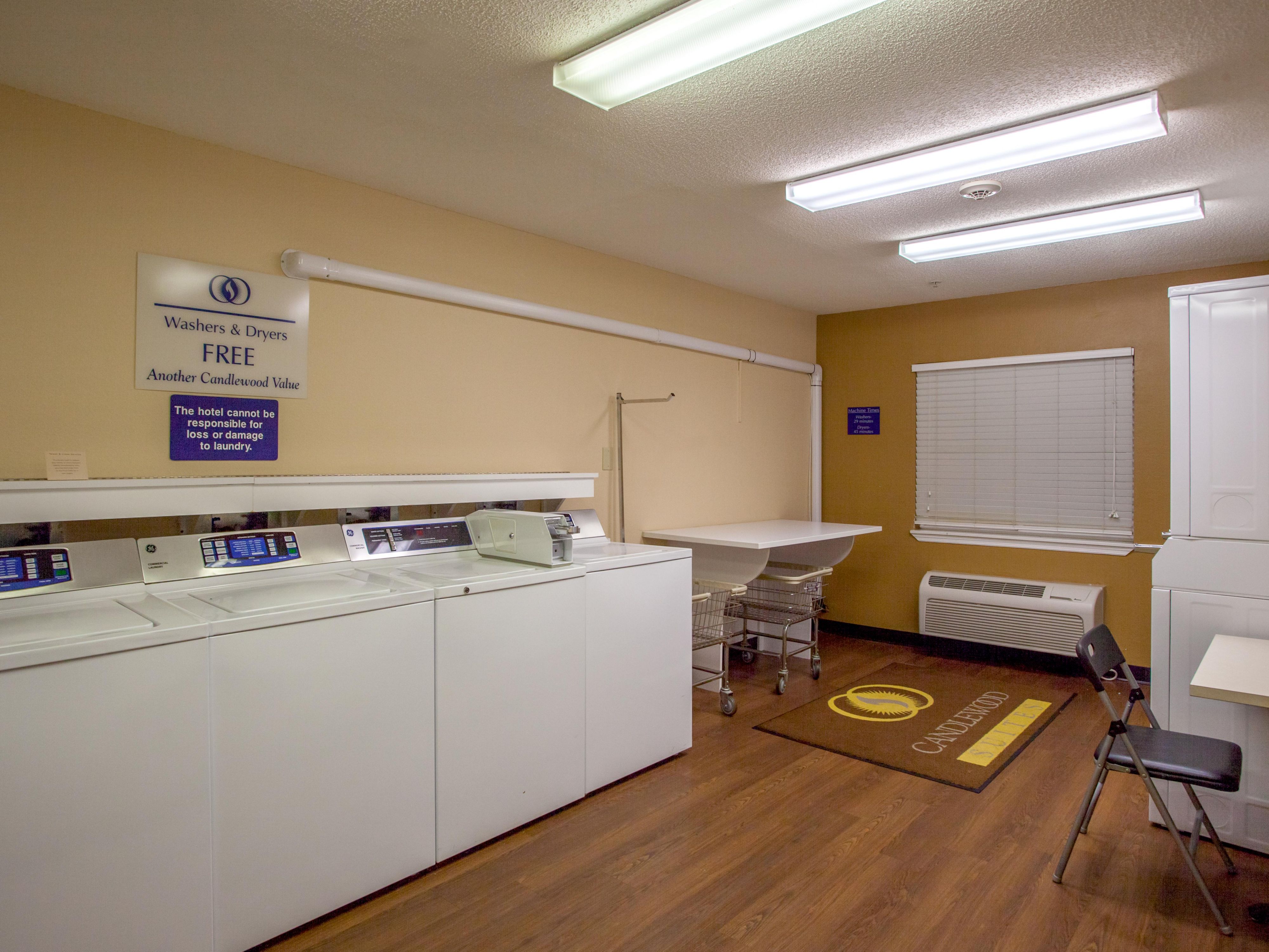 Enjoy on-site laundry as one of our many amenities.