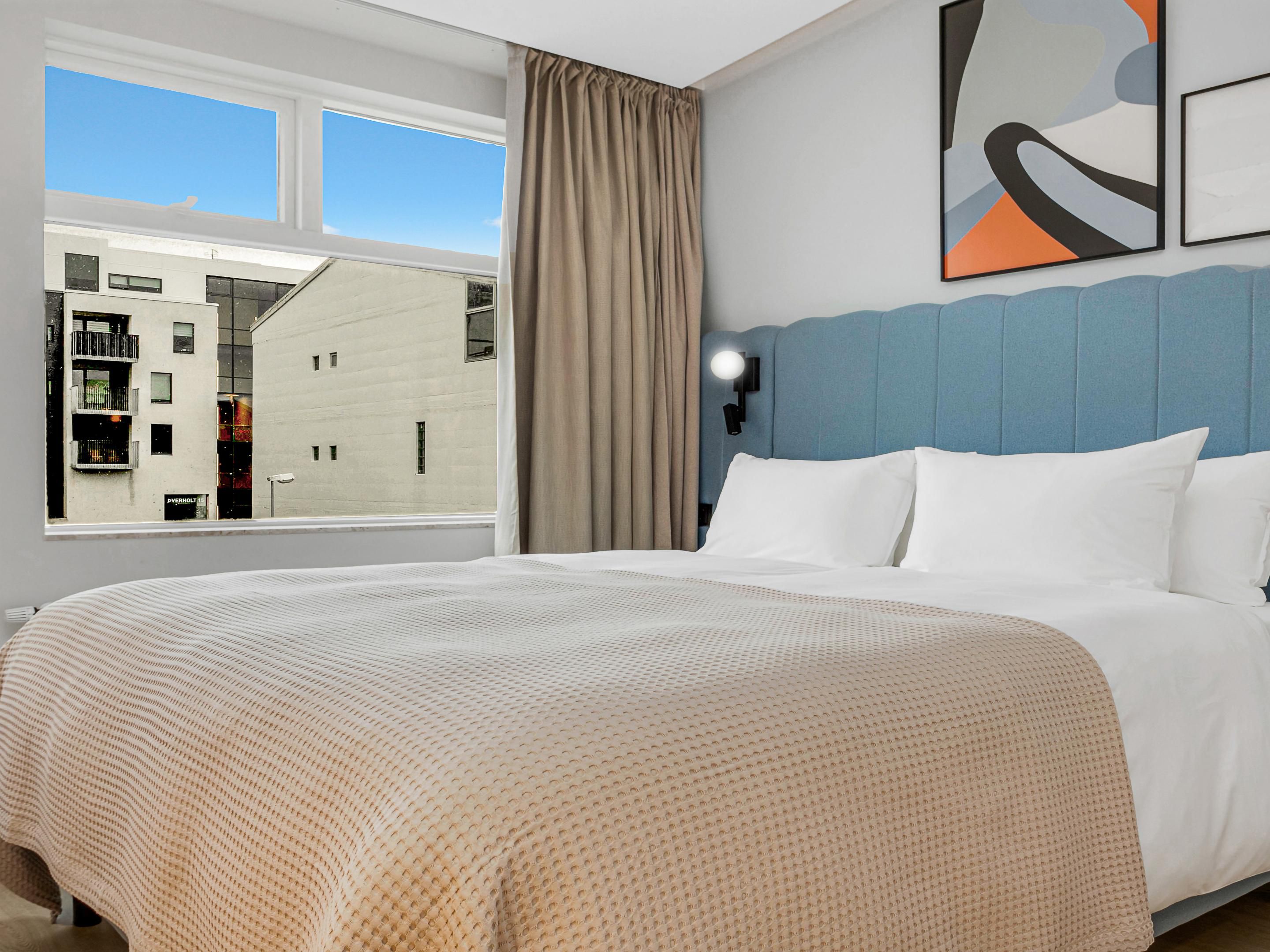 Soft linens and a cozy bed for your perfect night’s rest.